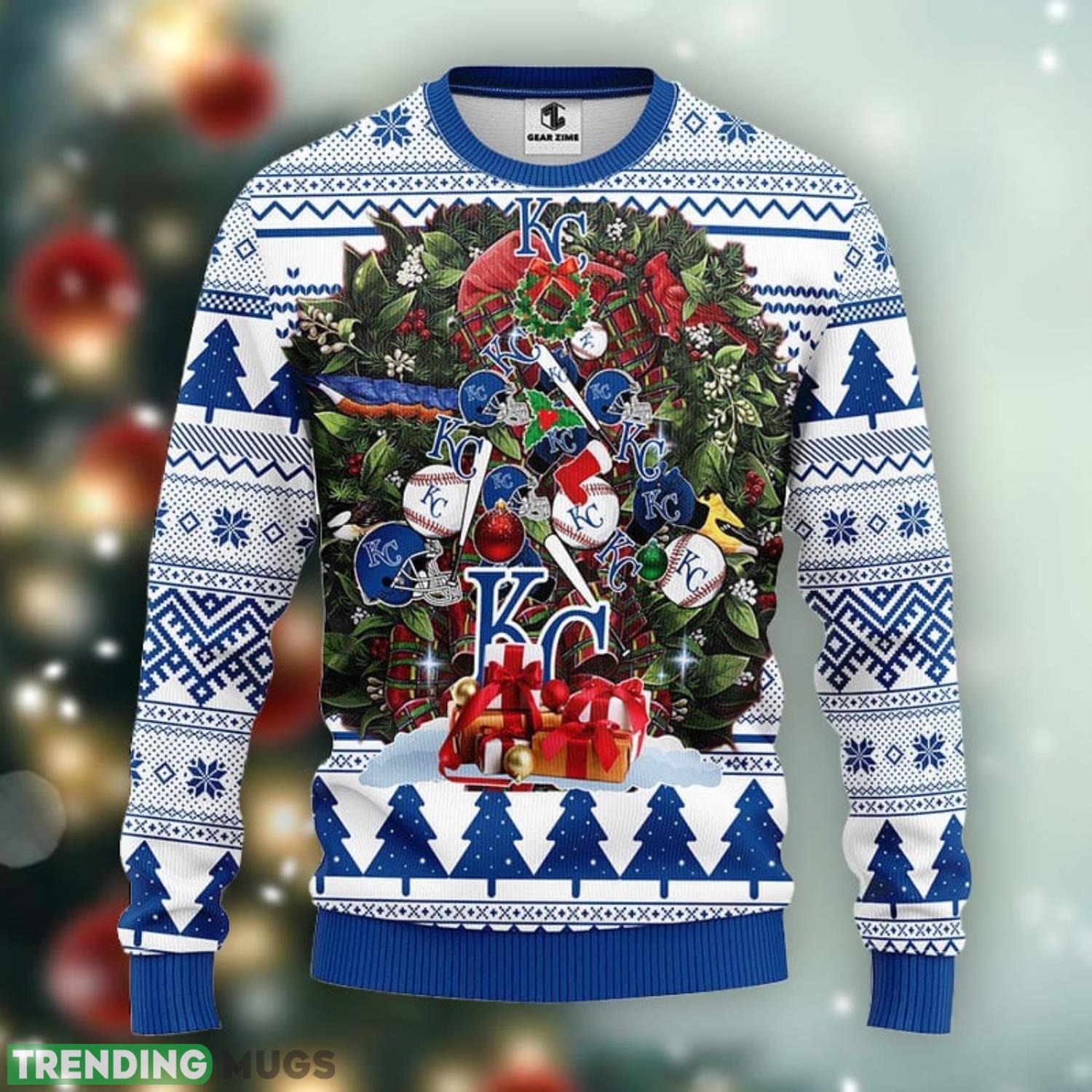 Kansas City Royals Tree Ugly Christmas Sweater Warm Gift For Christmas Product Photo 1 Kansas City Royals Tree Ugly Christmas Sweater Warm Gift For Christmas Product Photo 1