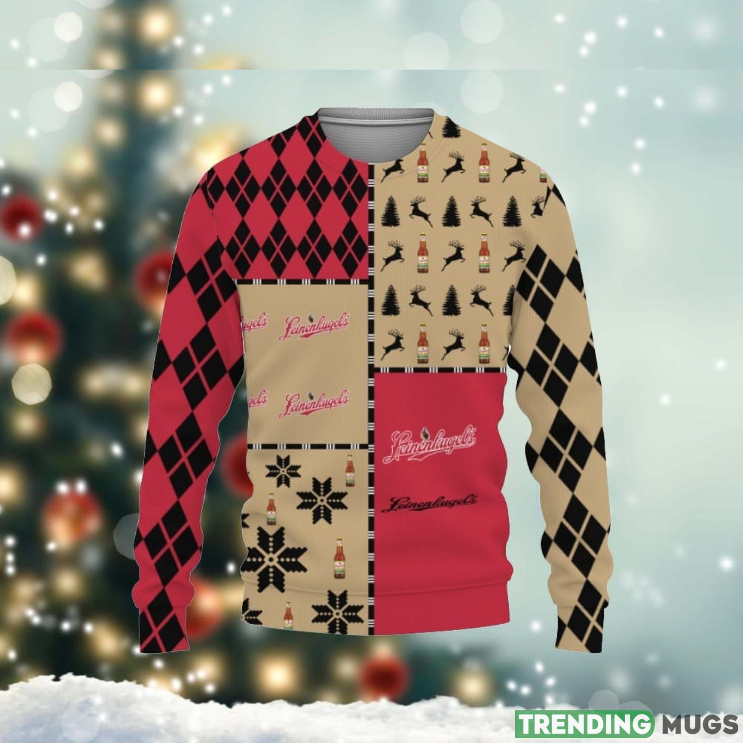 Leinenkugel Beers Merry Christmas Whiskey And Beers Reindeer Pattern Ugly Christmas Sweater Christmas Gift Ideas Product Photo 1 Leinenkugel Beers Merry Christmas Whiskey And Beers Reindeer Pattern Ugly Christmas Sweater Christmas Gift Ideas Product Photo 1