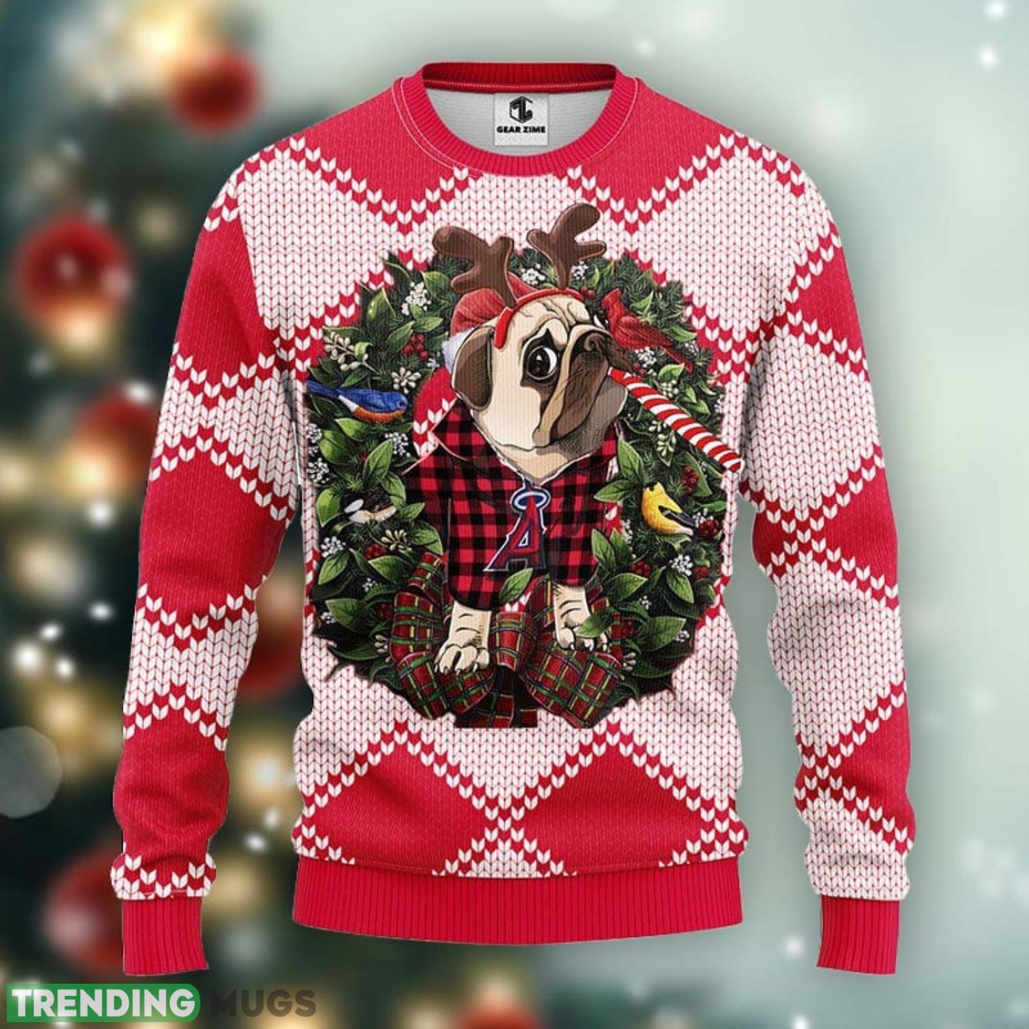 Los Angeles Angels Pub Dog Christmas Ugly Sweater 3D Christmas Xmas Sweater Product Photo 1 Los Angeles Angels Pub Dog Christmas Ugly Sweater 3D Christmas Xmas Sweater Product Photo 1