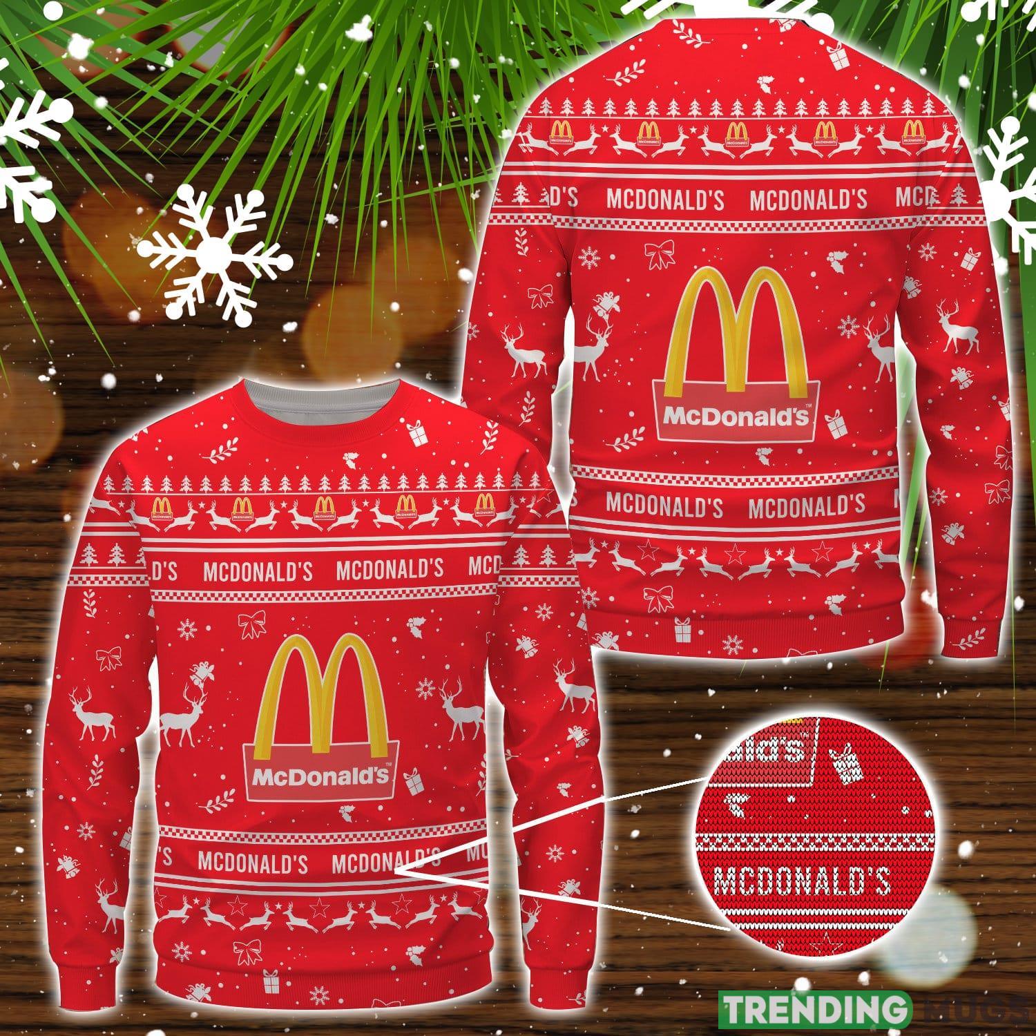 Mcdonald's Lover Gift Ugly Sweater Christmas Gift Ideas Product Photo 1 Mcdonald's Lover Gift Ugly Sweater Christmas Gift Ideas Product Photo 1