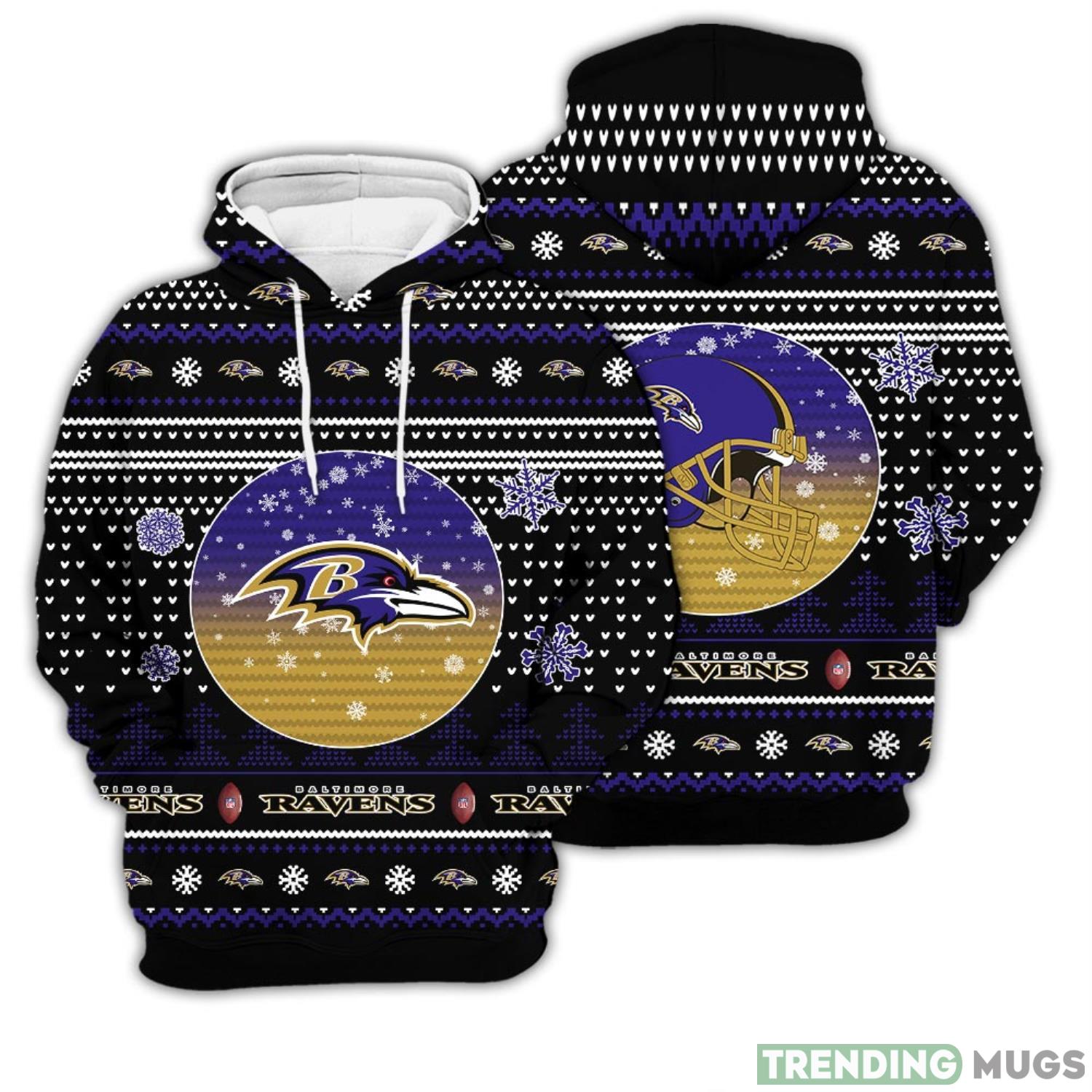 Merry Christmas Season 2023 American Christmas Gift Gift Baltimore Ravens 3D Hoodie Christmas Gift Product Photo 1 Merry Christmas Season 2023 American Christmas Gift Gift Baltimore Ravens 3D Hoodie Christmas Gift Product Photo 1