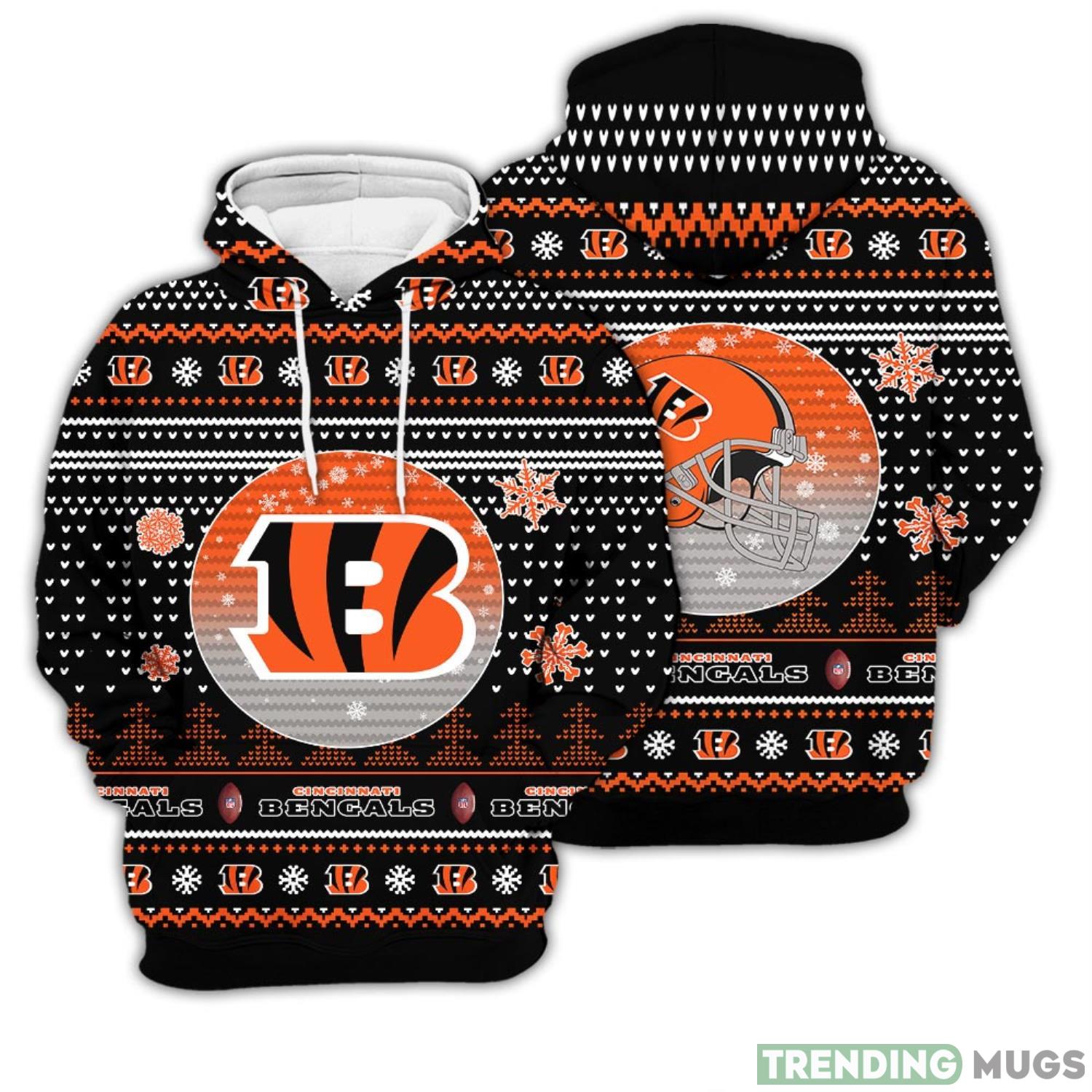 Merry Christmas Season 2023 American Christmas Gift Gift Cincinnati Bengals 3D Hoodie Christmas Gift Product Photo 1 Merry Christmas Season 2023 American Christmas Gift Gift Cincinnati Bengals 3D Hoodie Christmas Gift Product Photo 1