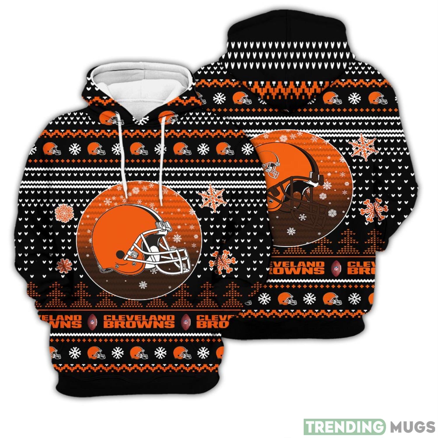 Merry Christmas Season 2023 American Christmas Gift Gift Cleveland Browns 3D Hoodie Christmas Gift Product Photo 1 Merry Christmas Season 2023 American Christmas Gift Gift Cleveland Browns 3D Hoodie Christmas Gift Product Photo 1