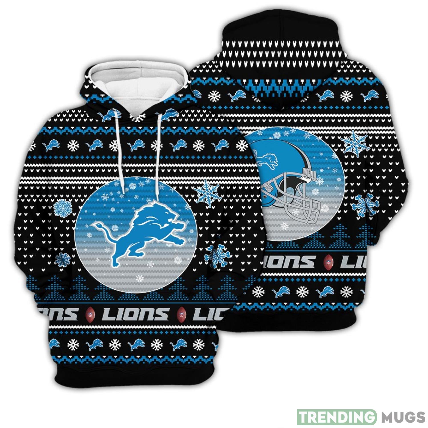 Merry Christmas Season 2023 American Christmas Gift Gift Detroit Lions 3D Hoodie Christmas Gift Product Photo 1 Merry Christmas Season 2023 American Christmas Gift Gift Detroit Lions 3D Hoodie Christmas Gift Product Photo 1