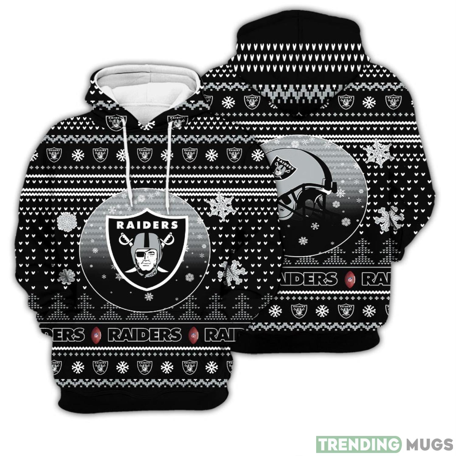 Merry Christmas Season 2023 American Christmas Gift Gift Oakland Raiders 3D Hoodie Christmas Gift Product Photo 1 Merry Christmas Season 2023 American Christmas Gift Gift Oakland Raiders 3D Hoodie Christmas Gift Product Photo 1