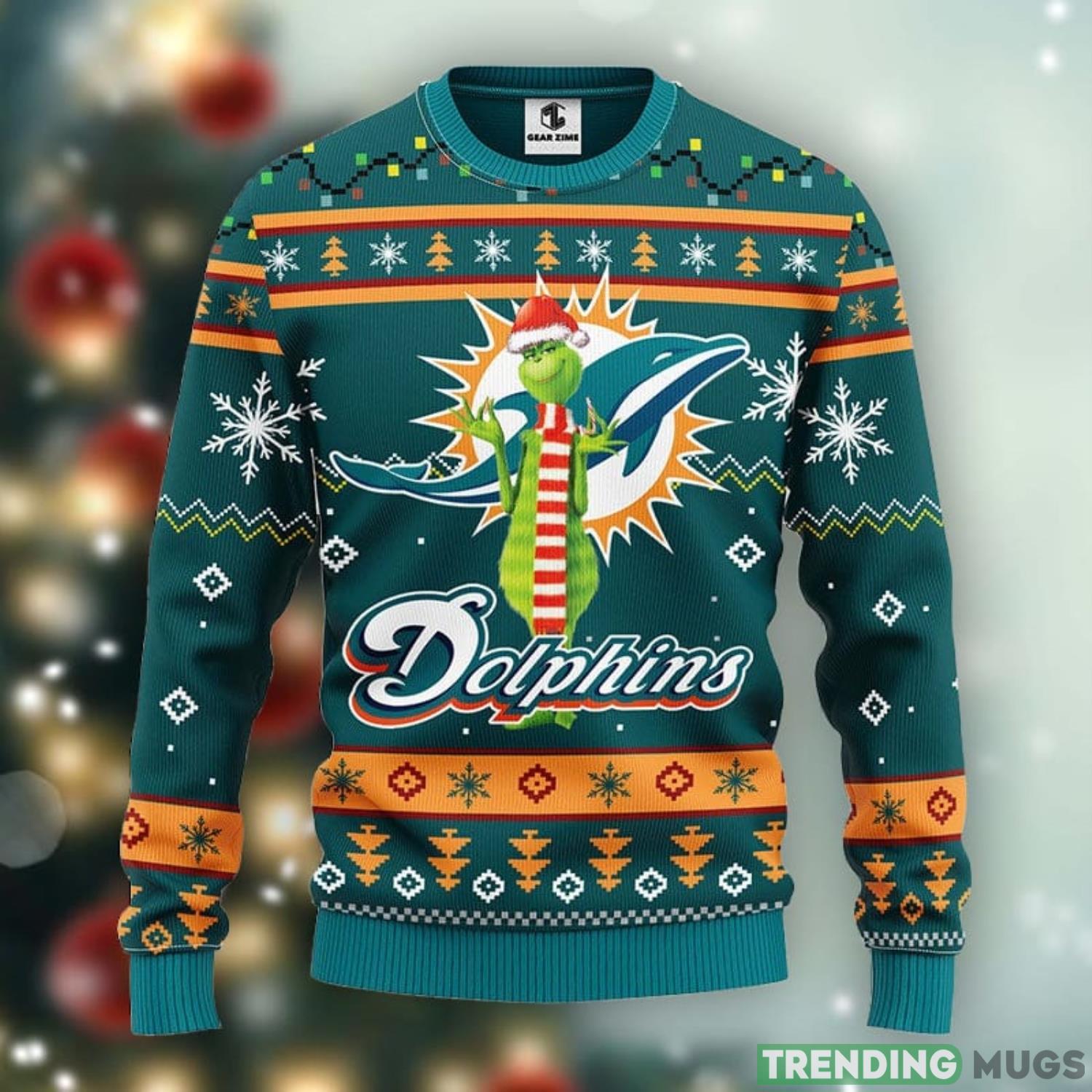 Miami Dolphins Funny Grinch Ugly Christmas Sweater Unisex Christmas Gift Ideas Product Photo 1 Miami Dolphins Funny Grinch Ugly Christmas Sweater Unisex Christmas Gift Ideas Product Photo 1