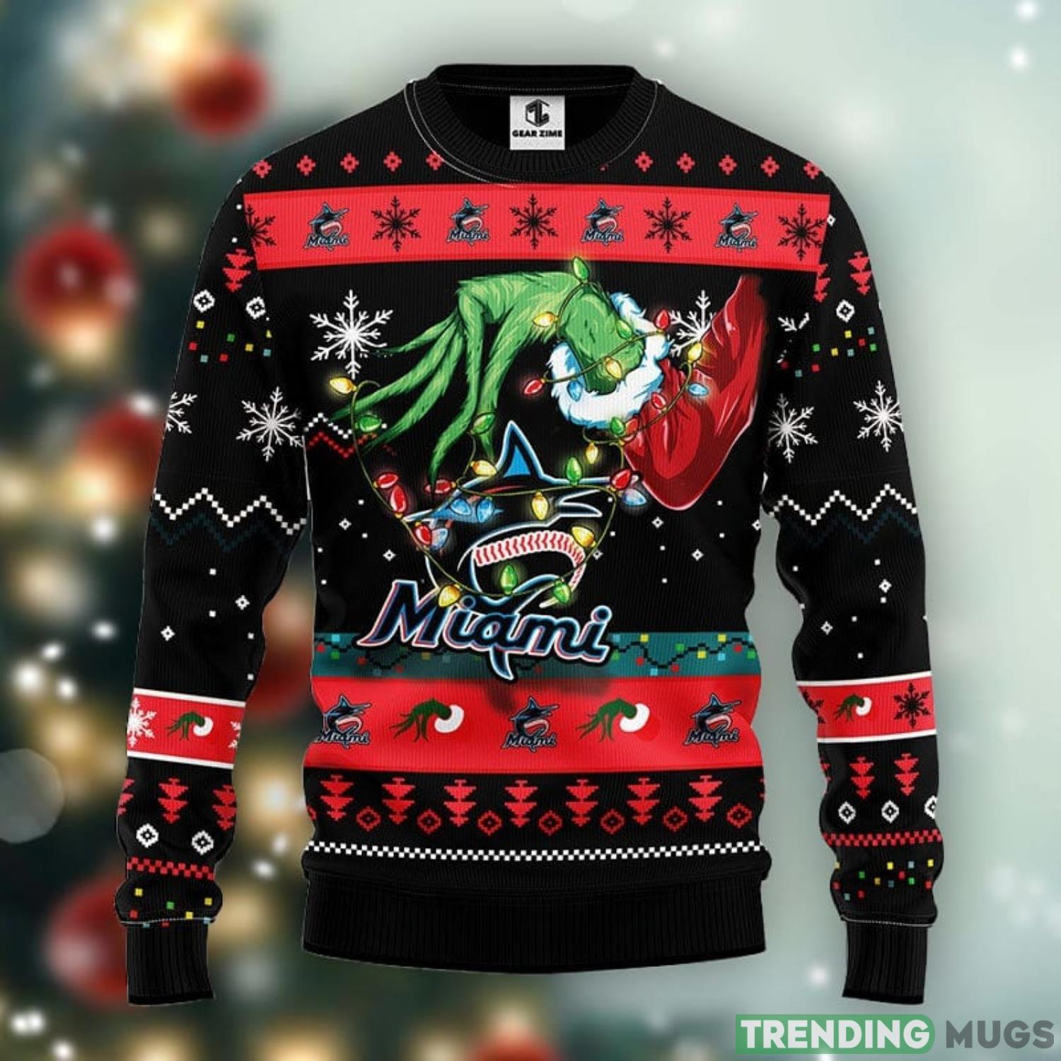 Miami Marlins Grinch Ugly Christmas Sweater Unisex Christmas Gift Ideas Product Photo 1 Miami Marlins Grinch Ugly Christmas Sweater Unisex Christmas Gift Ideas Product Photo 1