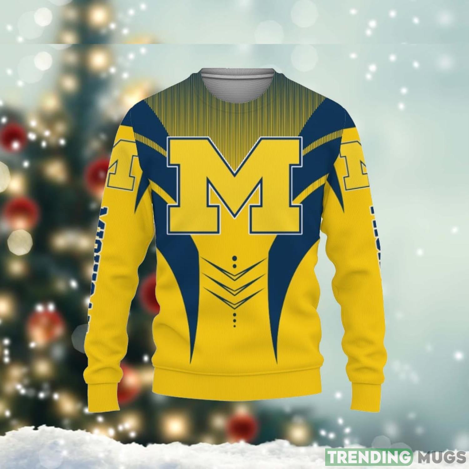 Michigan Wolverines Football American Best Gift 3D Sweater Product Photo 1 Michigan Wolverines Football American Best Gift 3D Sweater Product Photo 1