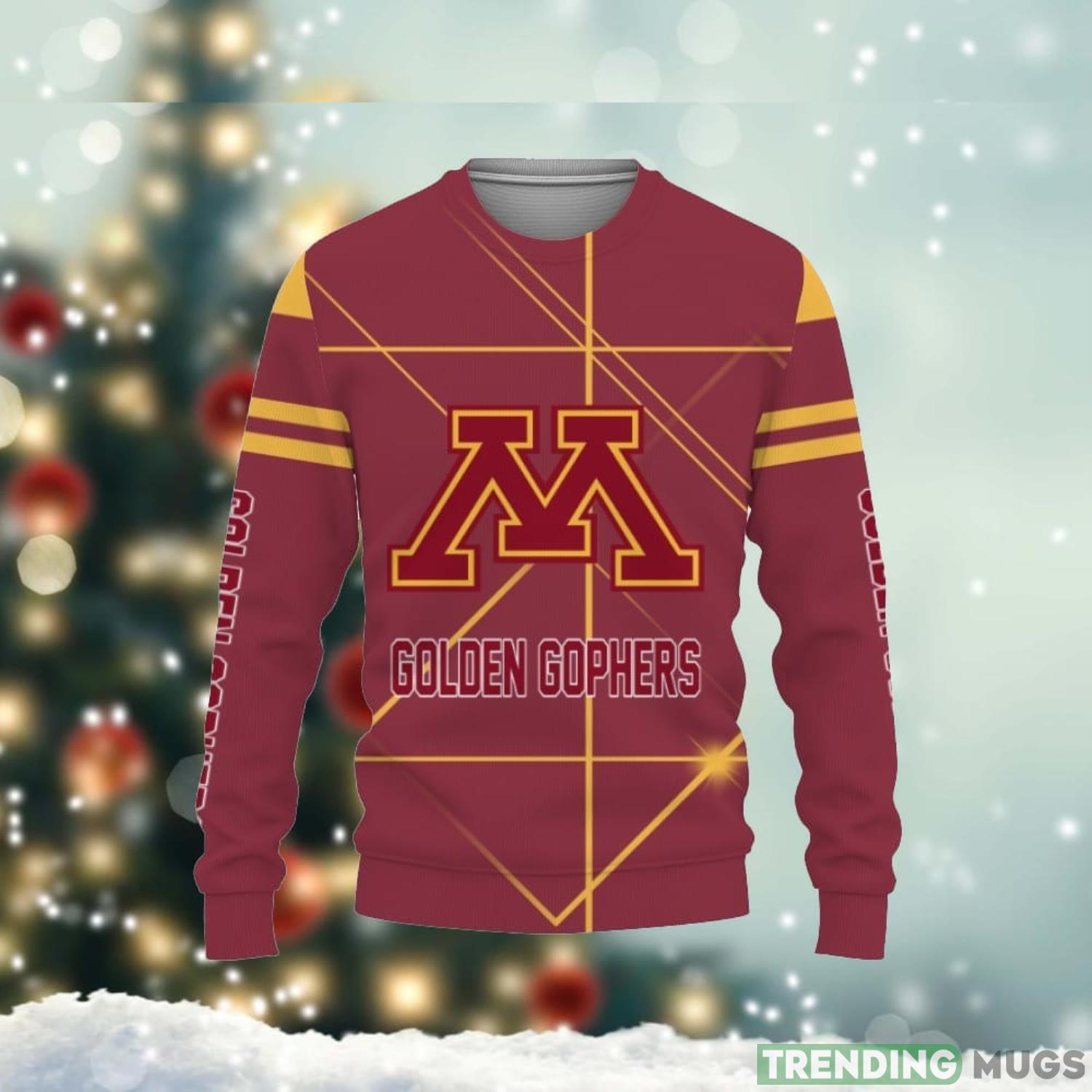 Minnesota Golden Gophers American Football Sport Light 3D Shirt 3D Sweater Unisex Christmas Gift Product Photo 1 Minnesota Golden Gophers American Football Sport Light 3D Shirt 3D Sweater Unisex Christmas Gift Product Photo 1