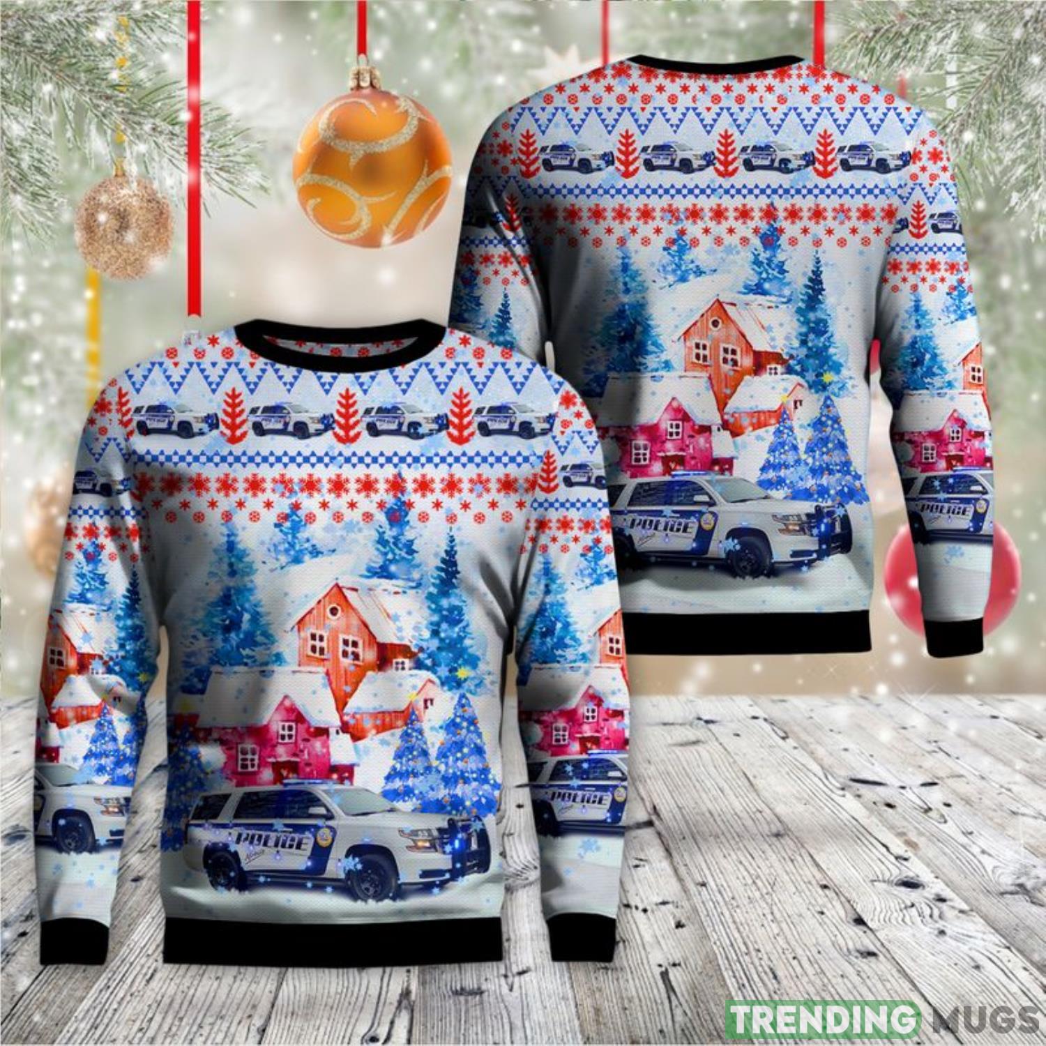 Mobile, Alabama, Mobile Police Department AOP Ugly Sweater Men And Women Christmas Gift Product Photo 1 Mobile, Alabama, Mobile Police Department AOP Ugly Sweater Men And Women Christmas Gift Product Photo 1