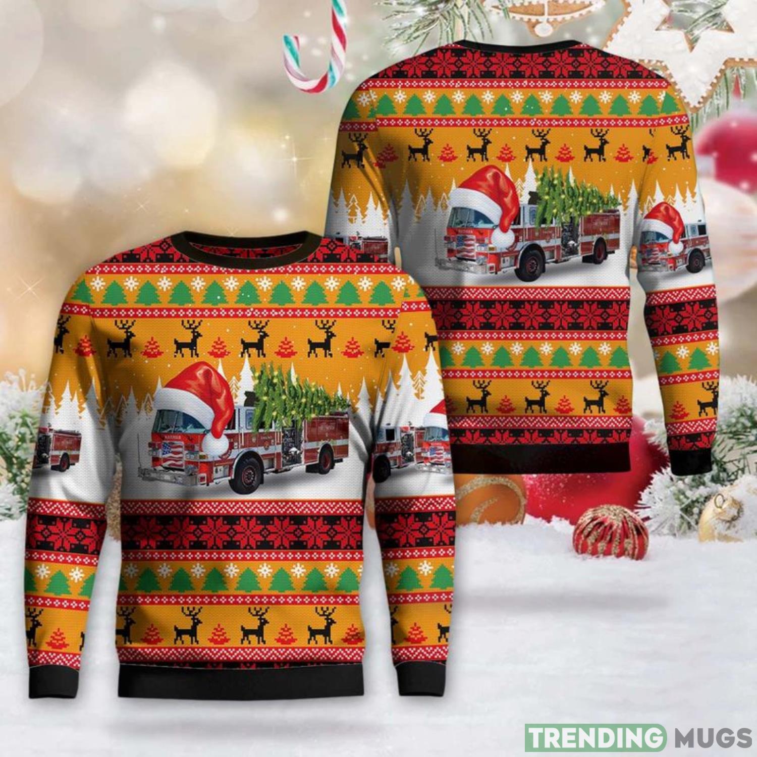 Nashua, New Hampshire, Nashua Fire Rescue Engine 2 AOP Ugly Sweater Men And Women Christmas Gift Product Photo 1 Nashua, New Hampshire, Nashua Fire Rescue Engine 2 AOP Ugly Sweater Men And Women Christmas Gift Product Photo 1
