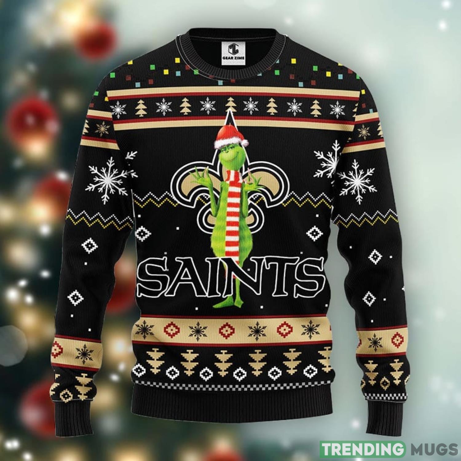 New Orleans Saints Funny Grinch Christmas Ugly Sweater Cute Christmas Gift Ideas Product Photo 1 New Orleans Saints Funny Grinch Christmas Ugly Sweater Cute Christmas Gift Ideas Product Photo 1