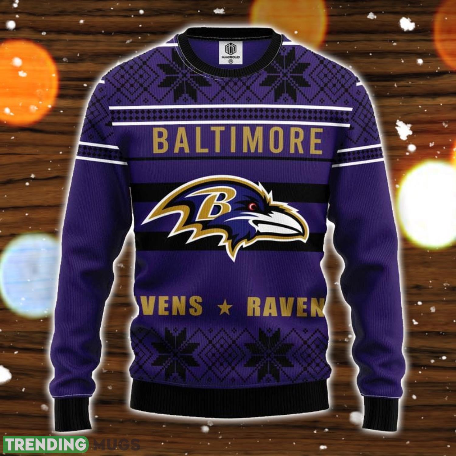 NFL Baltimore Ravens Limited Edition 3D Sweater Christmas Gift For Sport Big Fans Product Photo 1 NFL Baltimore Ravens Limited Edition 3D Sweater Christmas Gift For Sport Big Fans Product Photo 1
