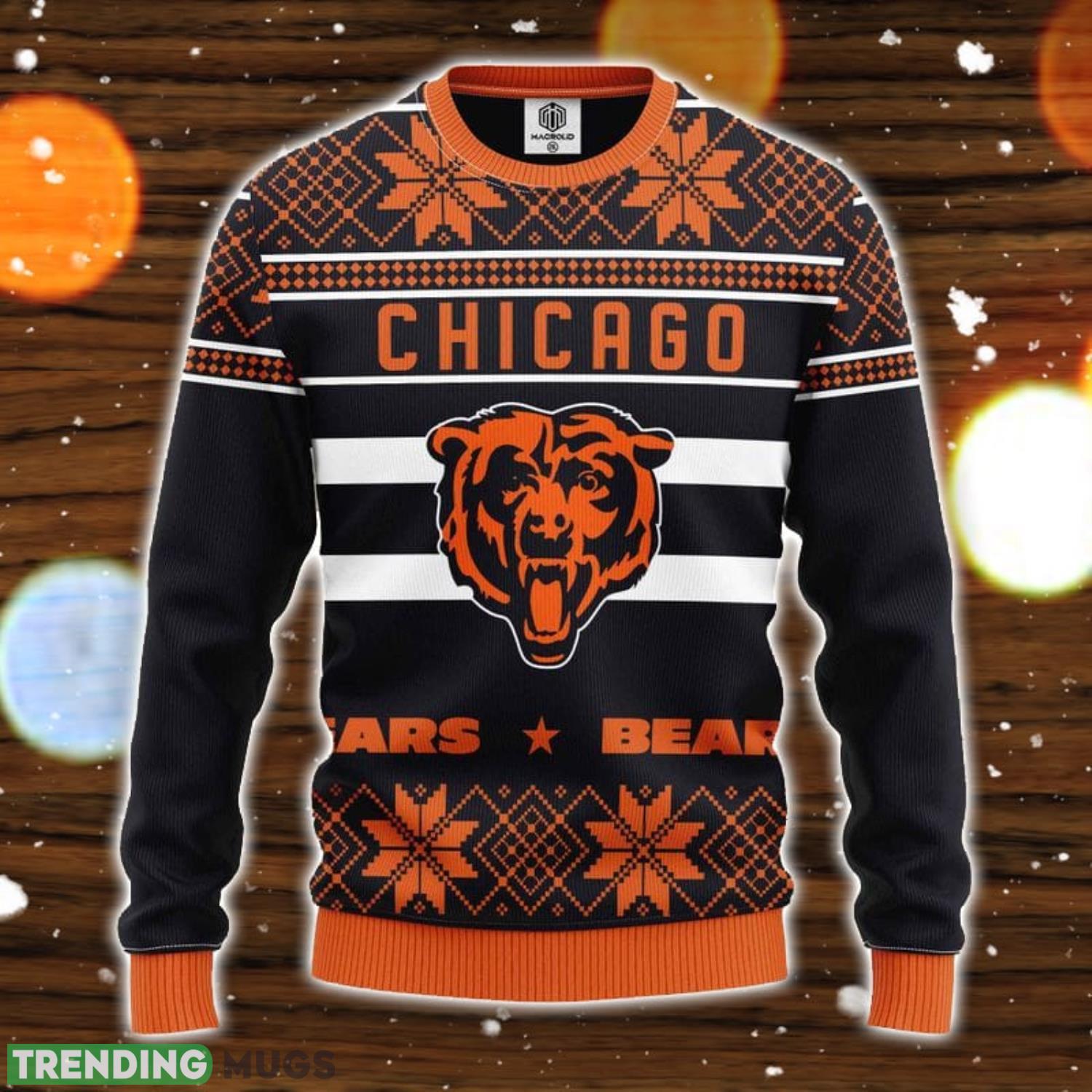 NFL Chicago Bears Limited Edition 3D Sweater Christmas Gift For Sport Big Fans Product Photo 1 NFL Chicago Bears Limited Edition 3D Sweater Christmas Gift For Sport Big Fans Product Photo 1