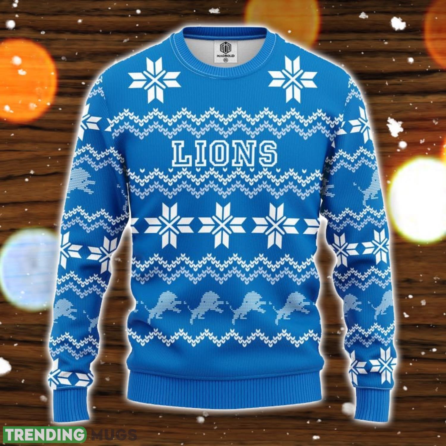 NFL Detroit Lions Limited Edition All Over Print 3D Sweater Christmas Gift For Fans Product Photo 1 NFL Detroit Lions Limited Edition All Over Print 3D Sweater Christmas Gift For Fans Product Photo 1