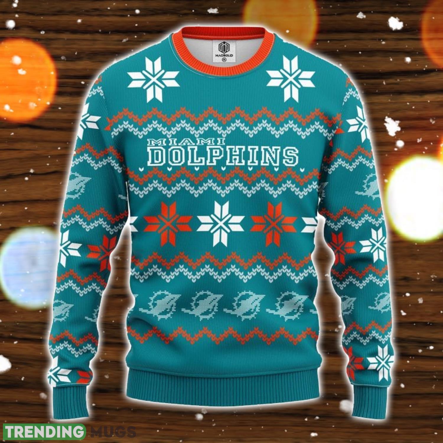NFL Miami Dolphins Limited Edition All Over Print 3D Sweater Christmas Gift For Fans Product Photo 1 NFL Miami Dolphins Limited Edition All Over Print 3D Sweater Christmas Gift For Fans Product Photo 1