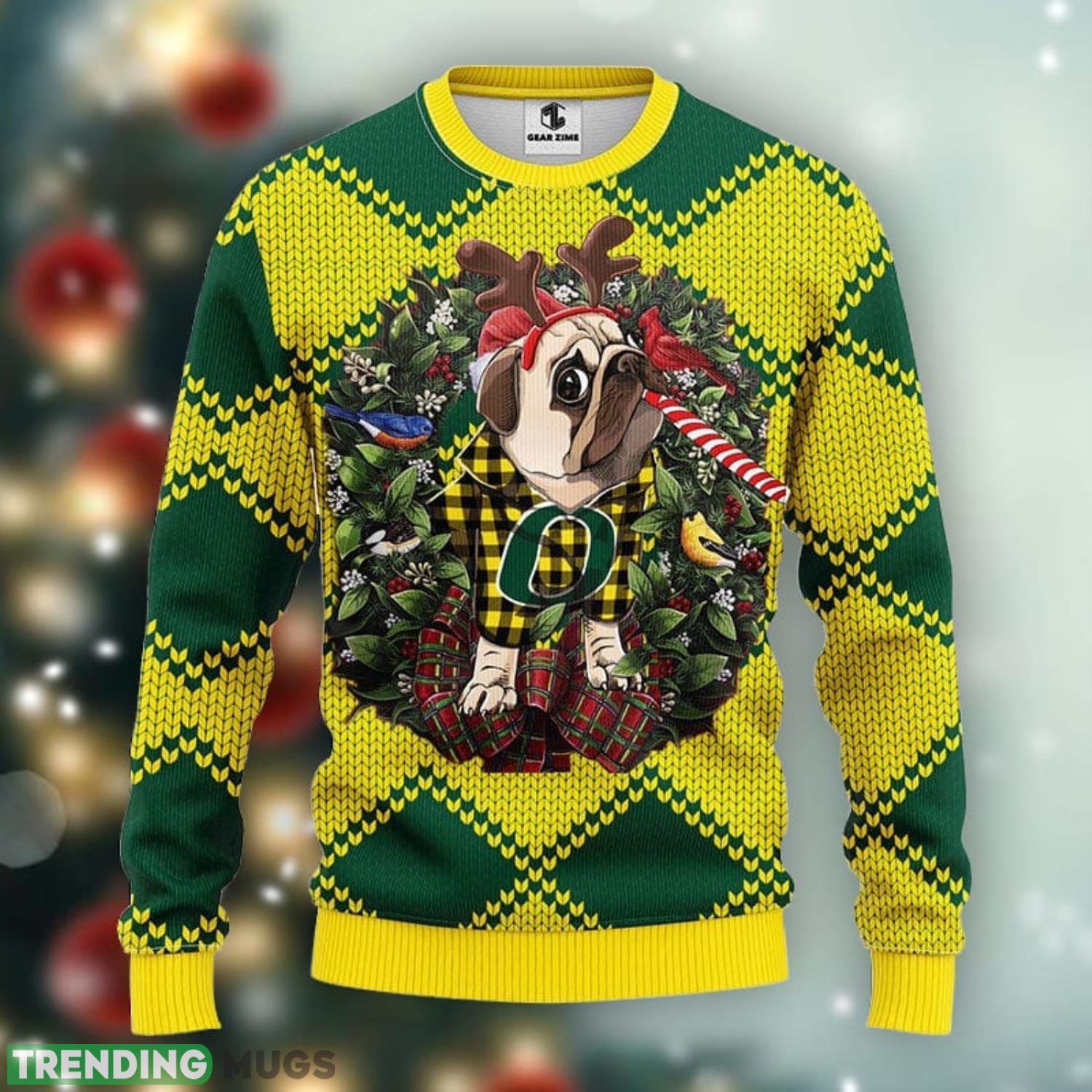 Oregon Ducks Pub Dog Christmas Ugly Sweater 3D Christmas Xmas Sweater Product Photo 1 Oregon Ducks Pub Dog Christmas Ugly Sweater 3D Christmas Xmas Sweater Product Photo 1