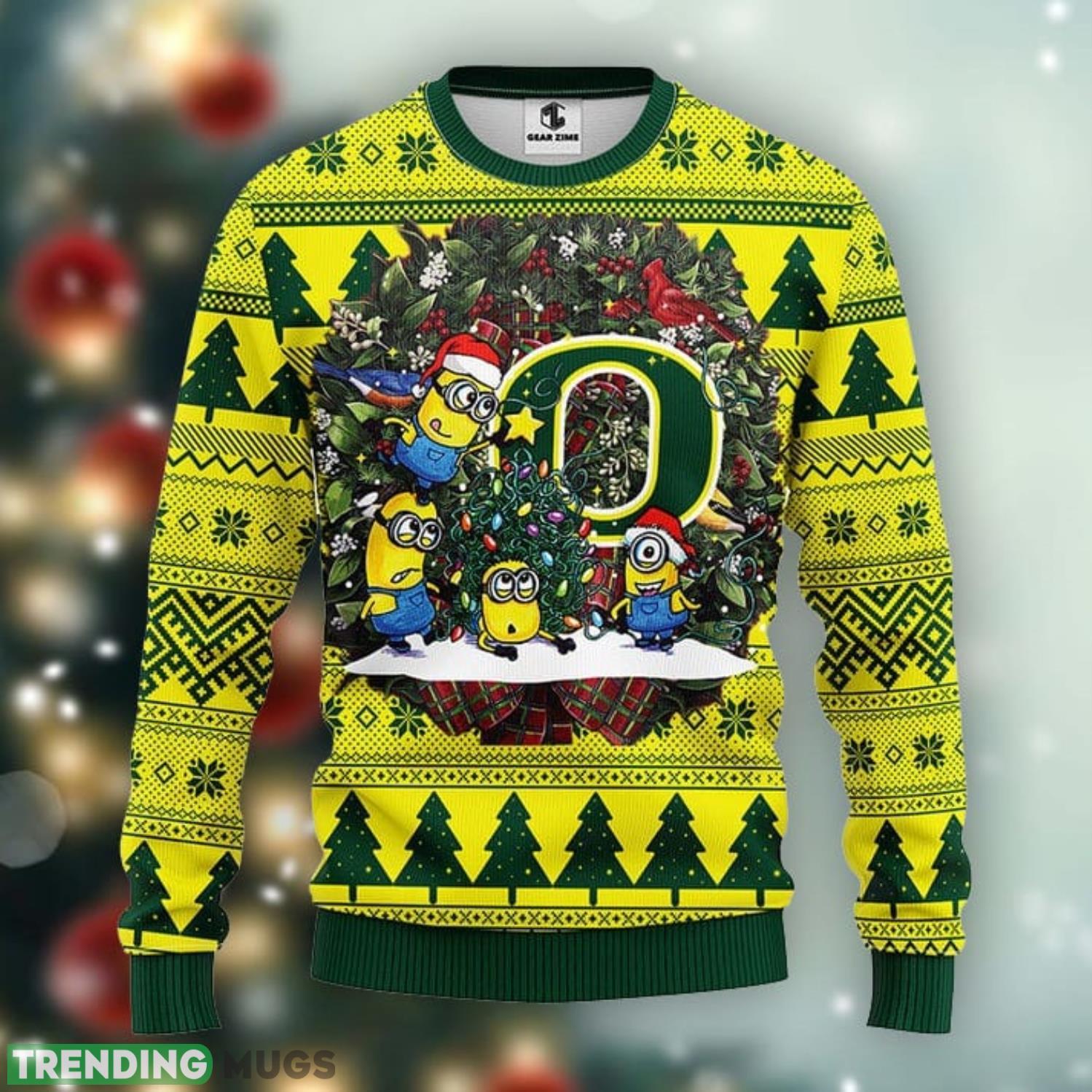 Oregon Ducks Tree Ball Christmas Ugly Sweater 3D Christmas Xmas Sweater Product Photo 1 Oregon Ducks Tree Ball Christmas Ugly Sweater 3D Christmas Xmas Sweater Product Photo 1