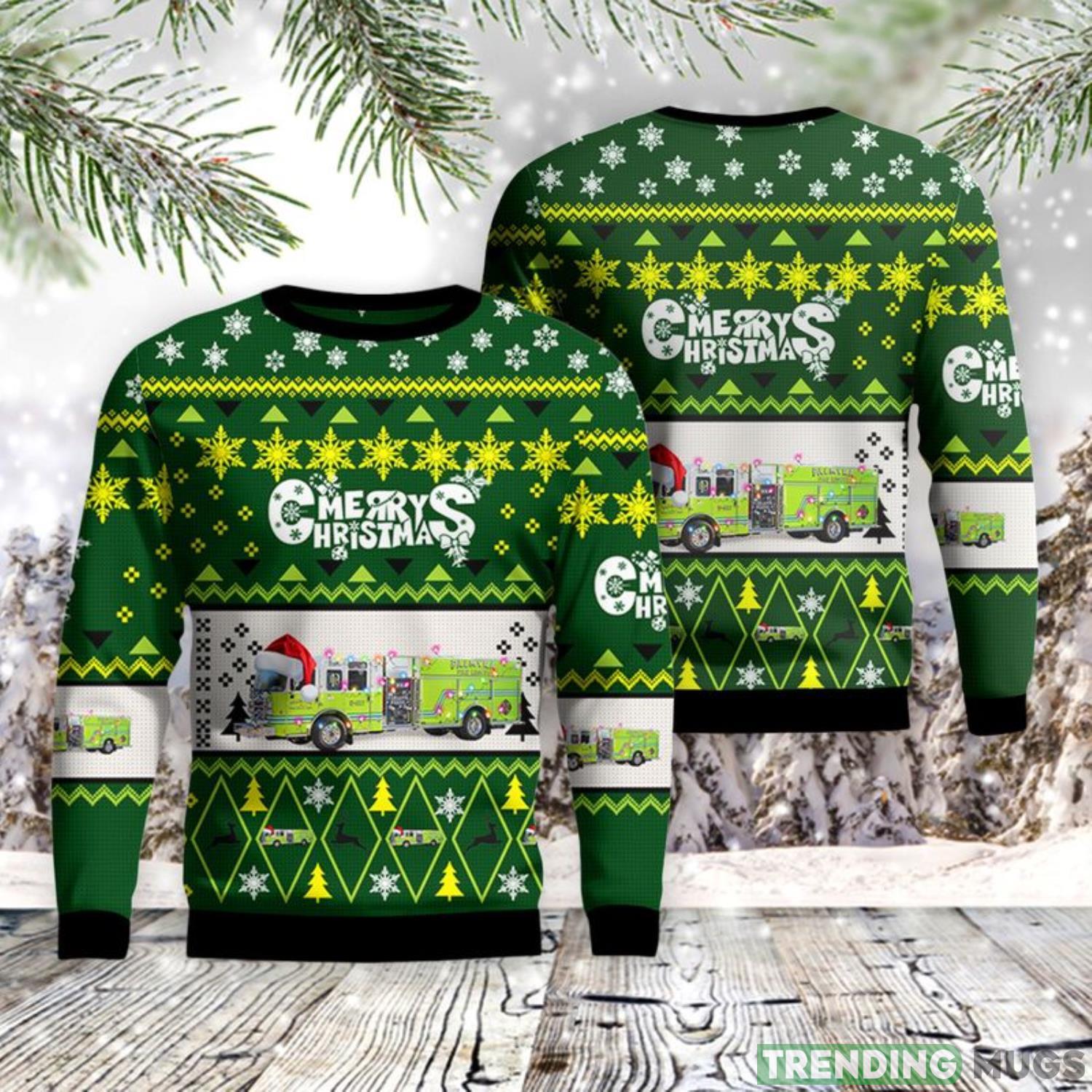 Palmyra, Missouri, Palmyra Fire Protection District AOP Sweater Christmas Gift Sweater Product Photo 1 Palmyra, Missouri, Palmyra Fire Protection District AOP Sweater Christmas Gift Sweater Product Photo 1