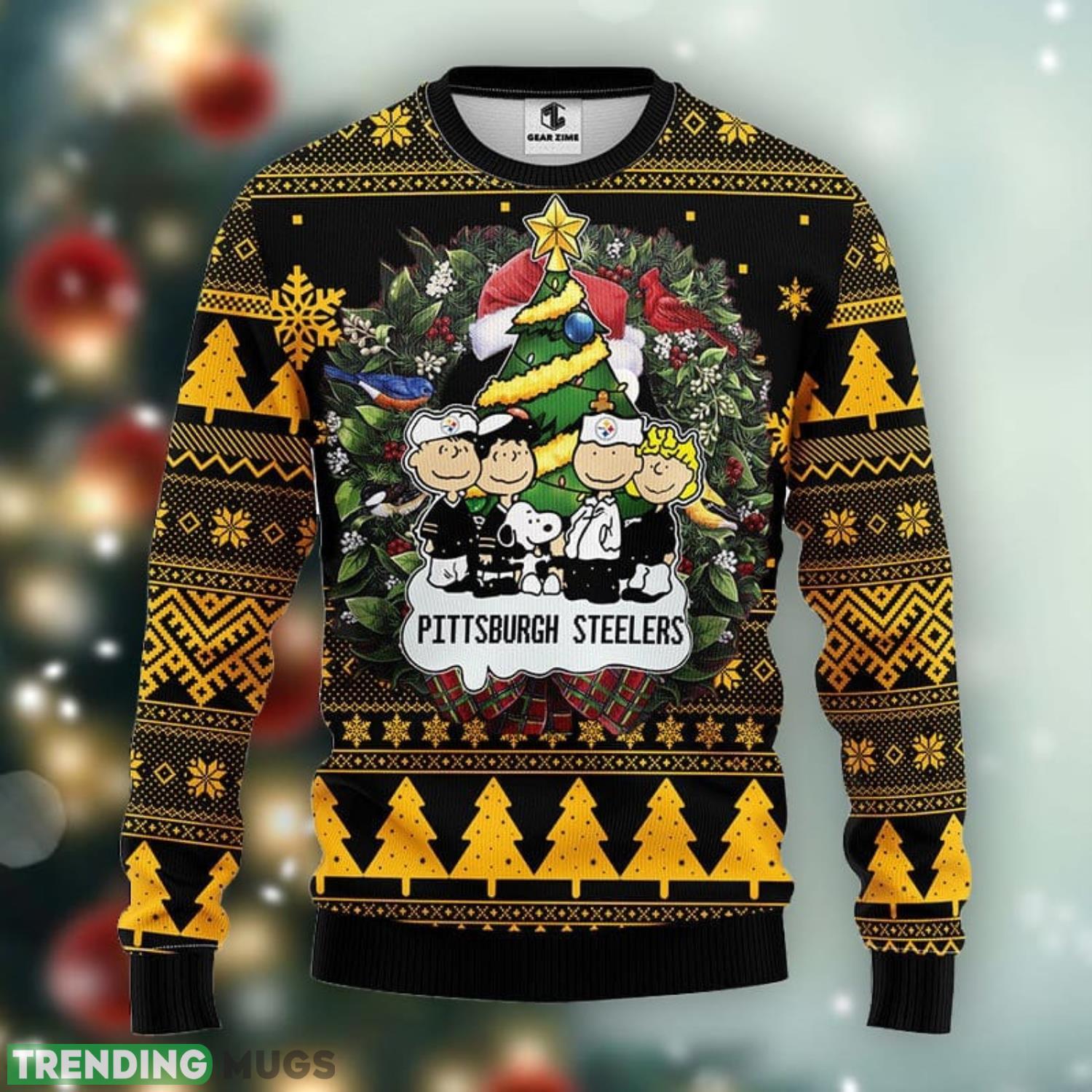 Pittsburgh Steelers Snoopy Dog Christmas Ugly Sweater Christmas Gift Ideas For Fans Product Photo 1 Pittsburgh Steelers Snoopy Dog Christmas Ugly Sweater Christmas Gift Ideas For Fans Product Photo 1