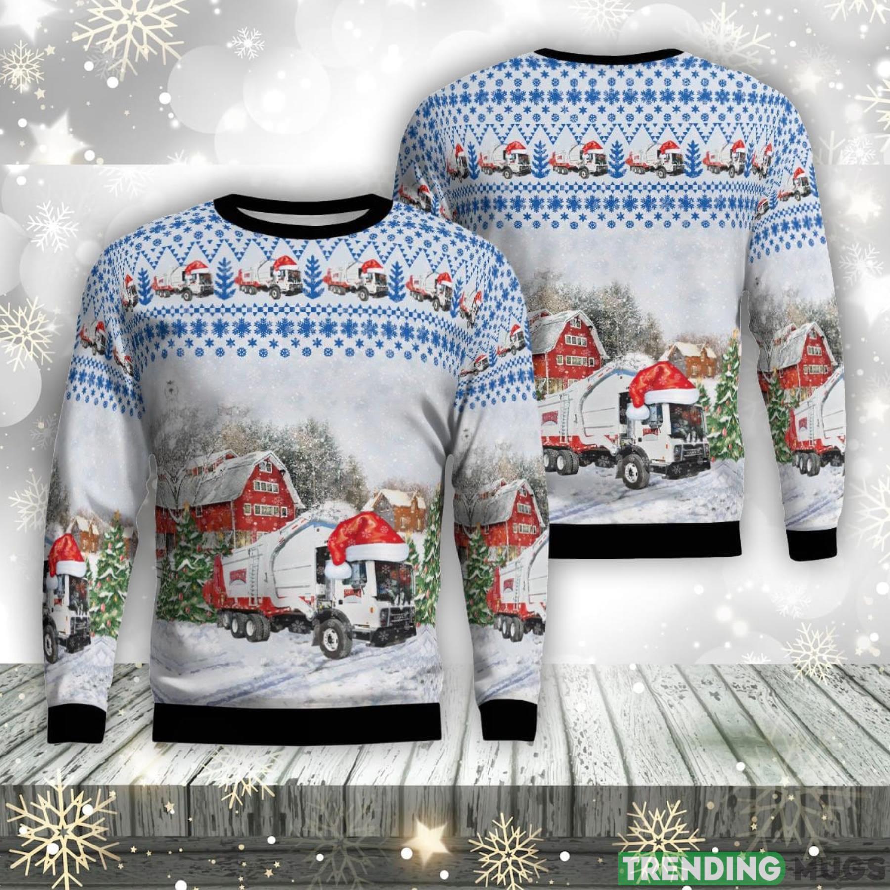 Rumpke Waste & Recycling Christmas 3D Ugly Sweater Christmas Gift Product Photo 1 Rumpke Waste & Recycling Christmas 3D Ugly Sweater Christmas Gift Product Photo 1