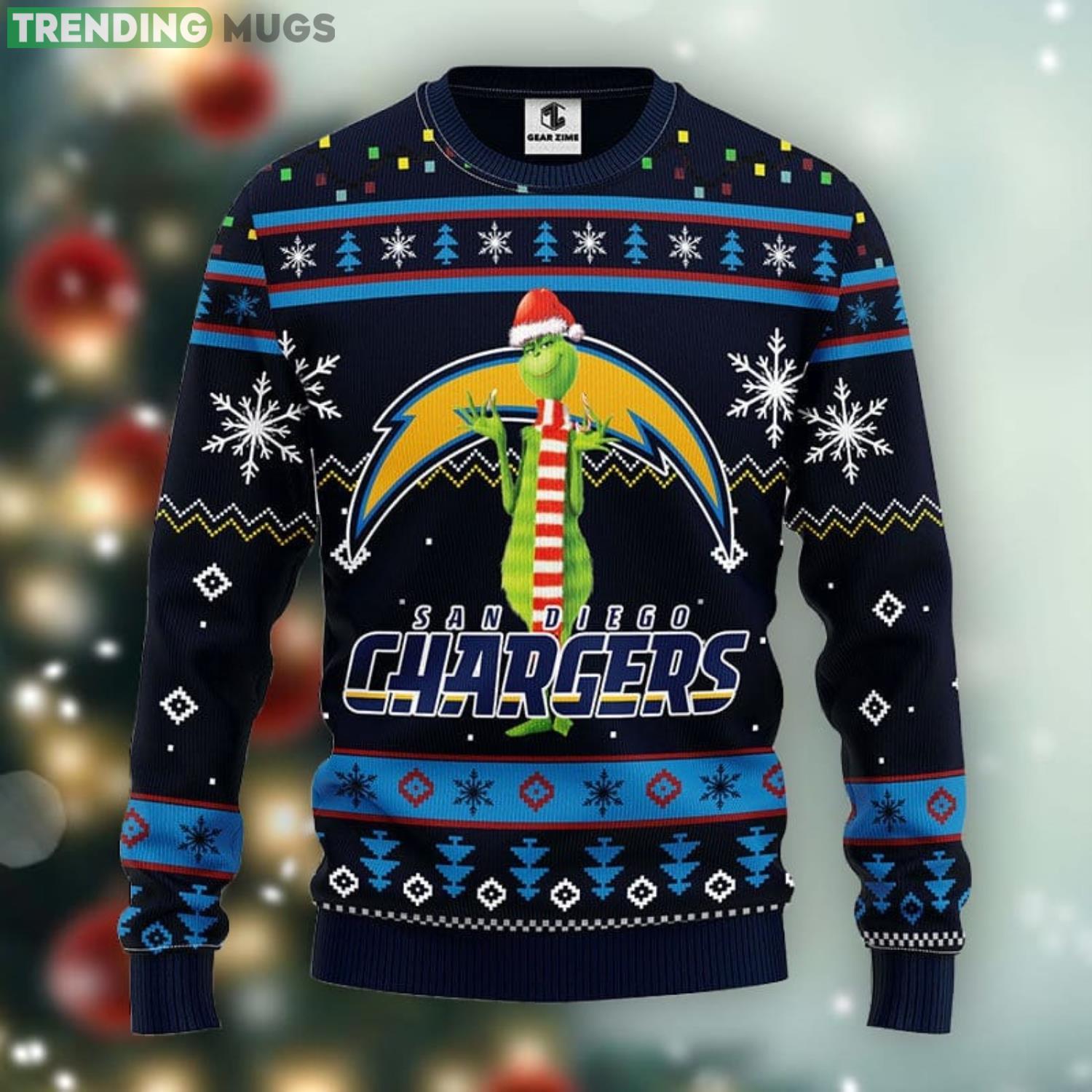 San Diego Chargers Funny Grinch Xmas Ugly Christmas Sweater Best Christmas Gift Ideas Product Photo 1 San Diego Chargers Funny Grinch Xmas Ugly Christmas Sweater Best Christmas Gift Ideas Product Photo 1
