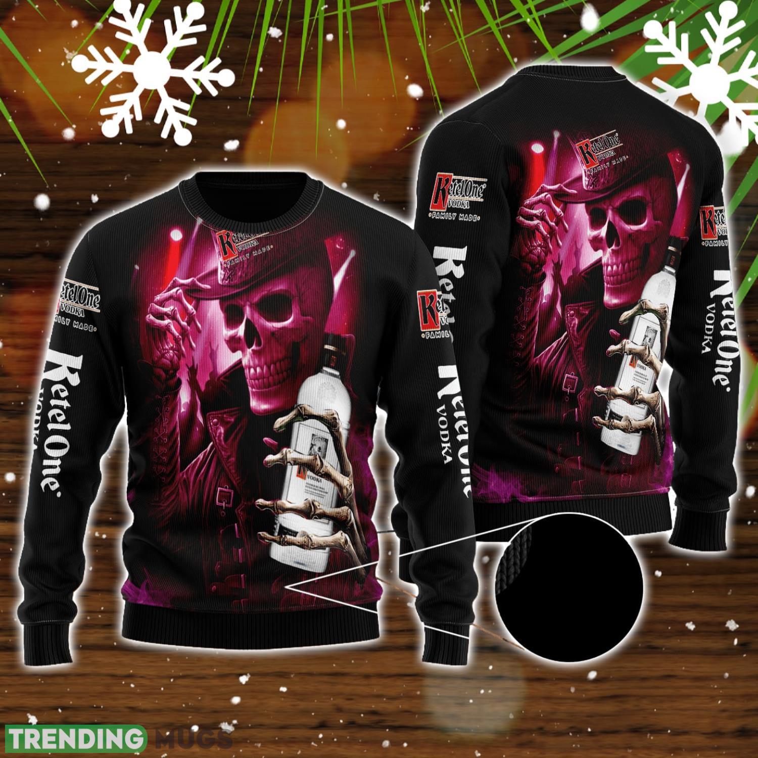 Skull Ketel One All Over Print 3D Sweater For Men And Women Product Photo 1 Skull Ketel One All Over Print 3D Sweater For Men And Women Product Photo 1