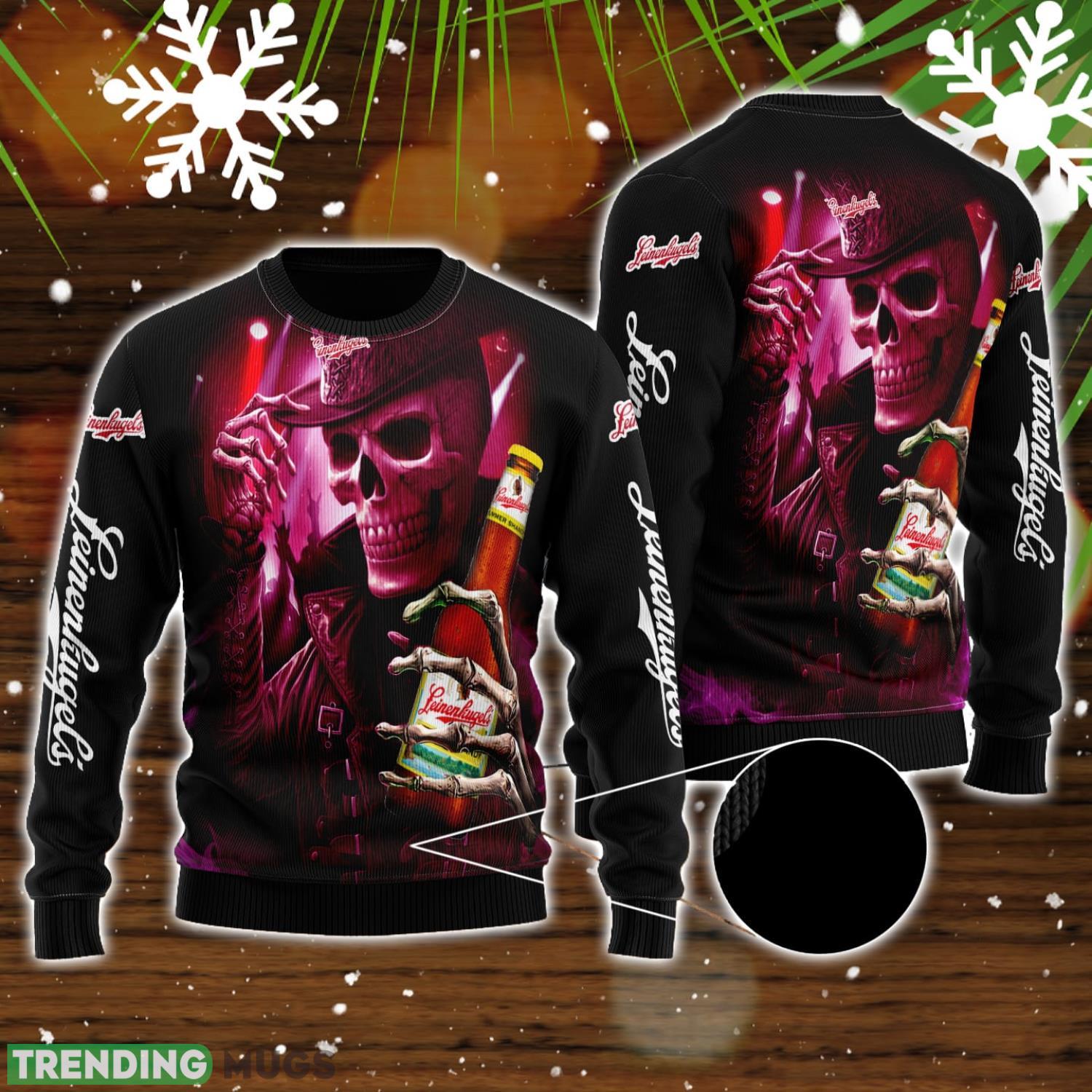 Skull Leinenkugel's All Over Print 3D Sweater For Men And Women Product Photo 1 Skull Leinenkugel's All Over Print 3D Sweater For Men And Women Product Photo 1