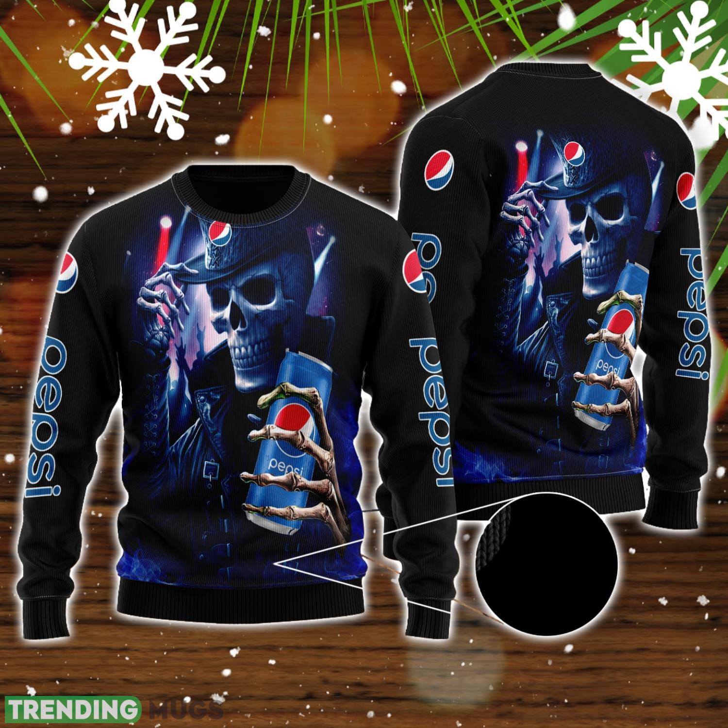 Skull Pepsi All Over Print 3D Sweater For Men And Women Product Photo 1 Skull Pepsi All Over Print 3D Sweater For Men And Women Product Photo 1