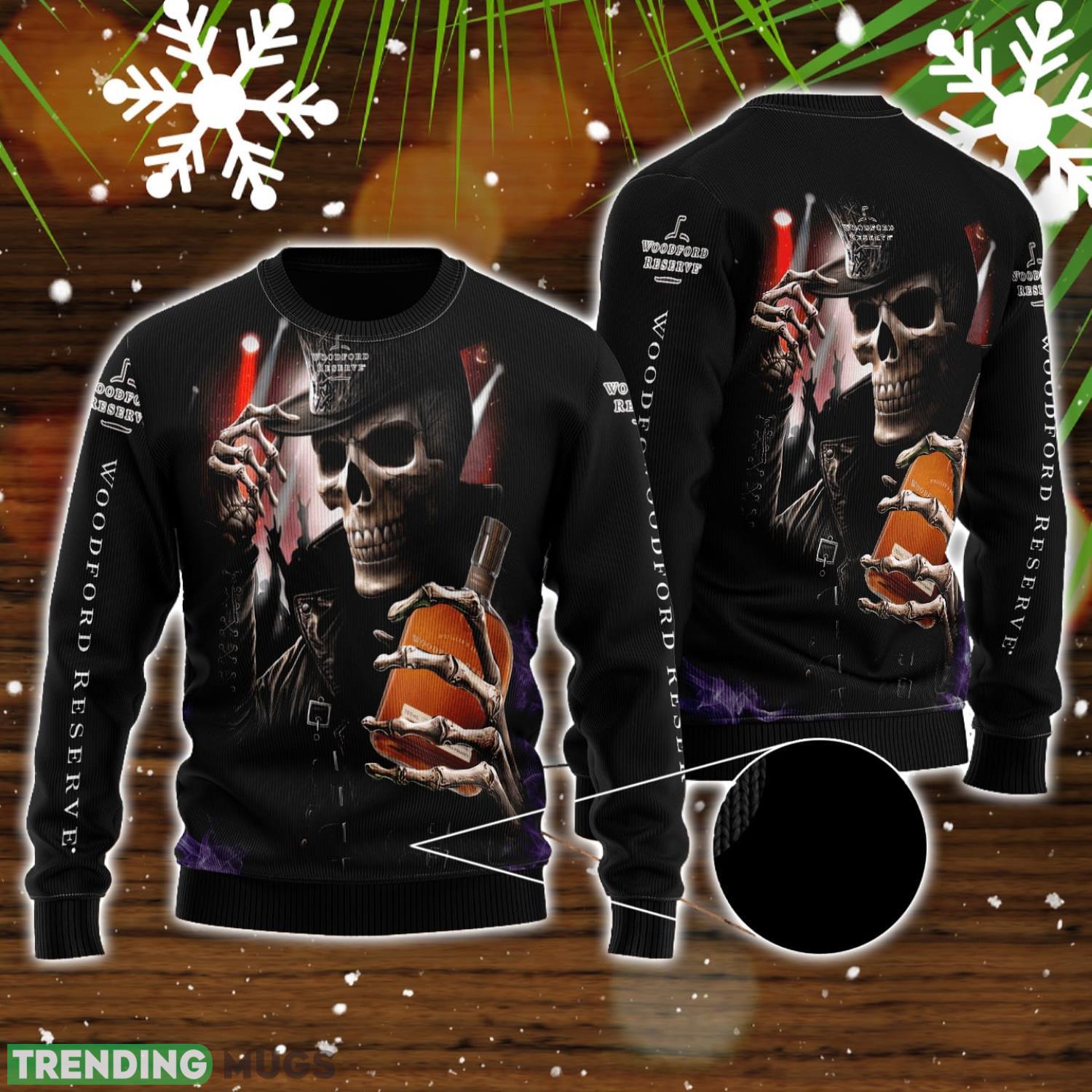 Skull Woodford Reserve All Over Print 3D Sweater For Men And Women Product Photo 1 Skull Woodford Reserve All Over Print 3D Sweater For Men And Women Product Photo 1
