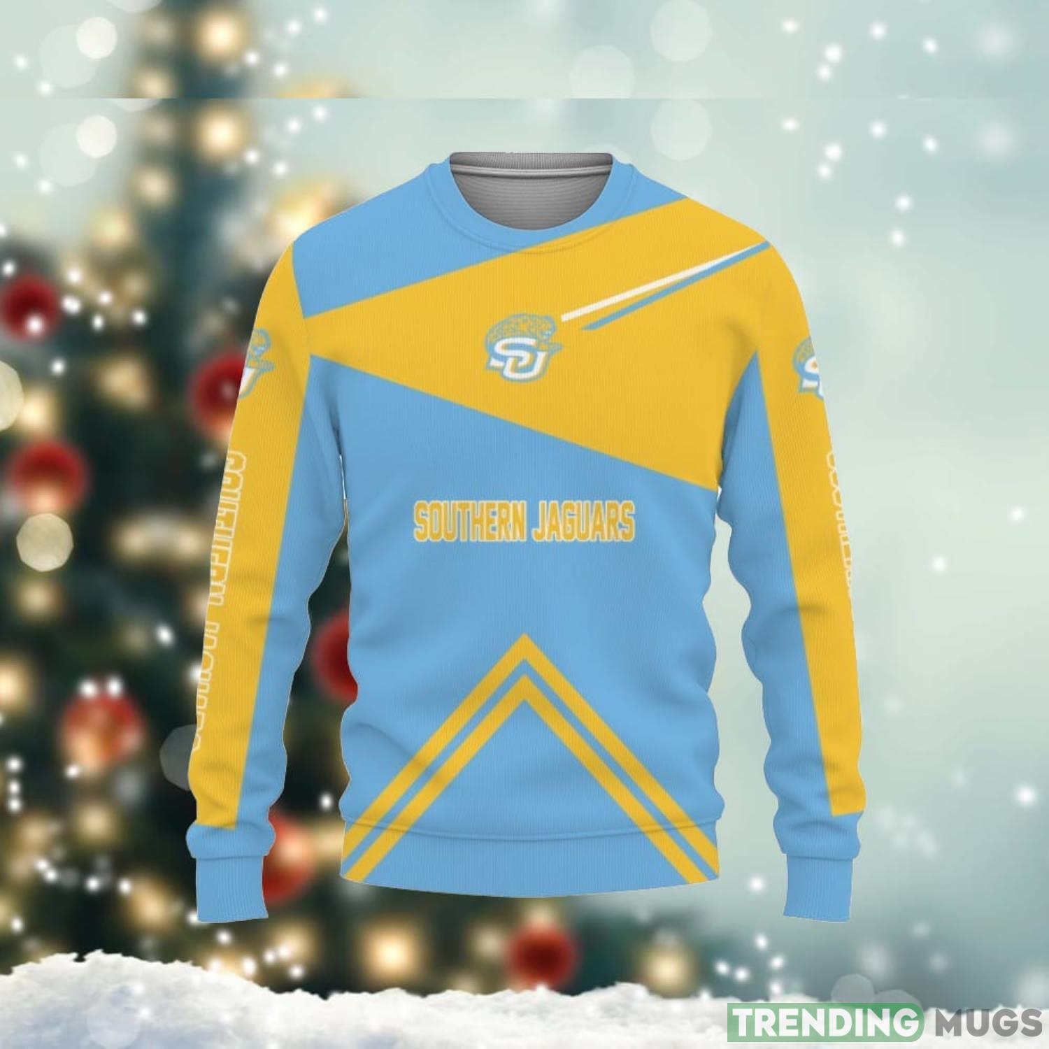Southern Jaguars Football American Team Champion Gift For Fan 3D Sweater Unisex Christmas Gift Product Photo 1 Southern Jaguars Football American Team Champion Gift For Fan 3D Sweater Unisex Christmas Gift Product Photo 1