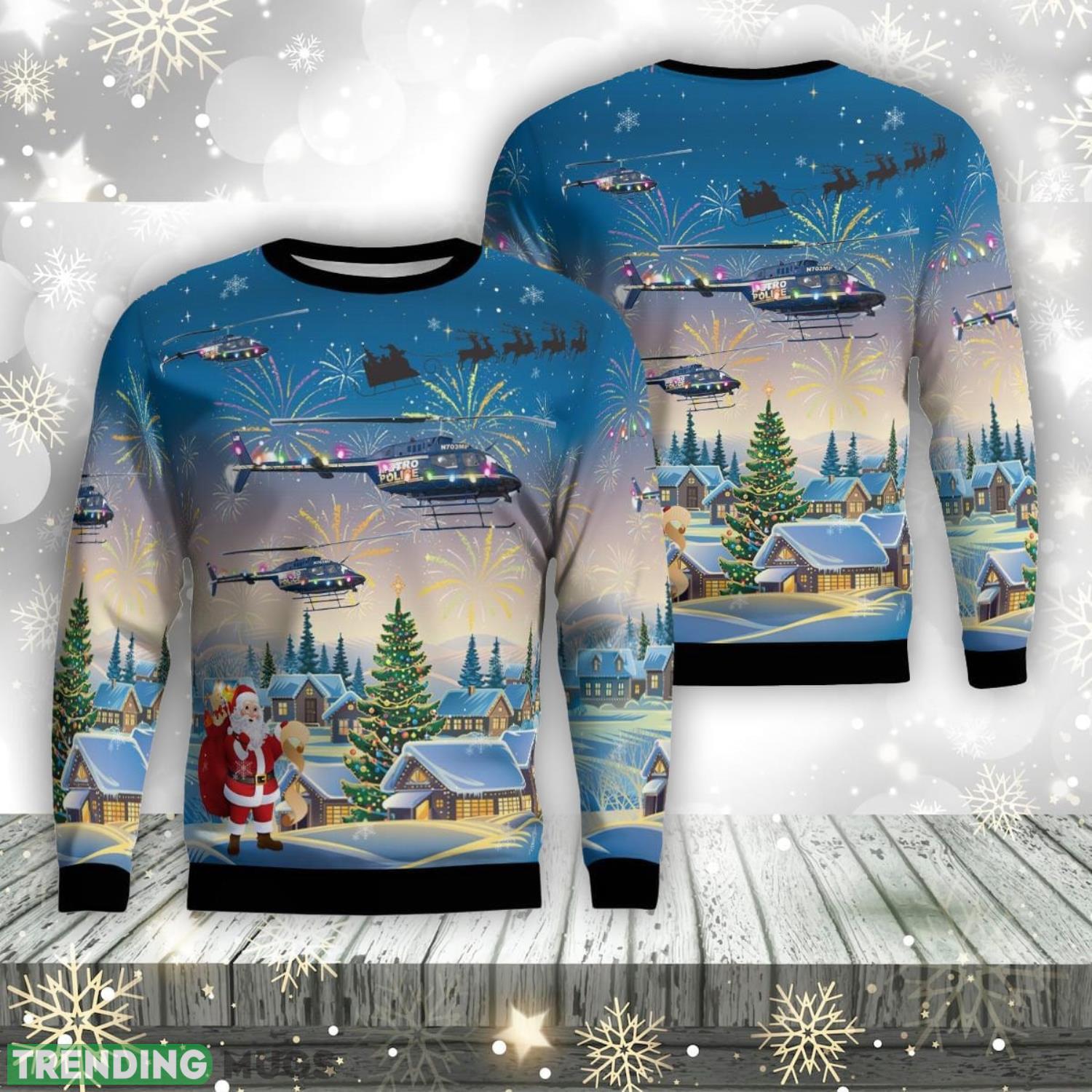 Tennessee Metropolitan Nashville Police Department OH-58A Kiowa Helicopter Christmas Ugly Sweater Xmas Christmas Gift Product Photo 1 Tennessee Metropolitan Nashville Police Department OH-58A Kiowa Helicopter Christmas Ugly Sweater Xmas Christmas Gift Product Photo 1