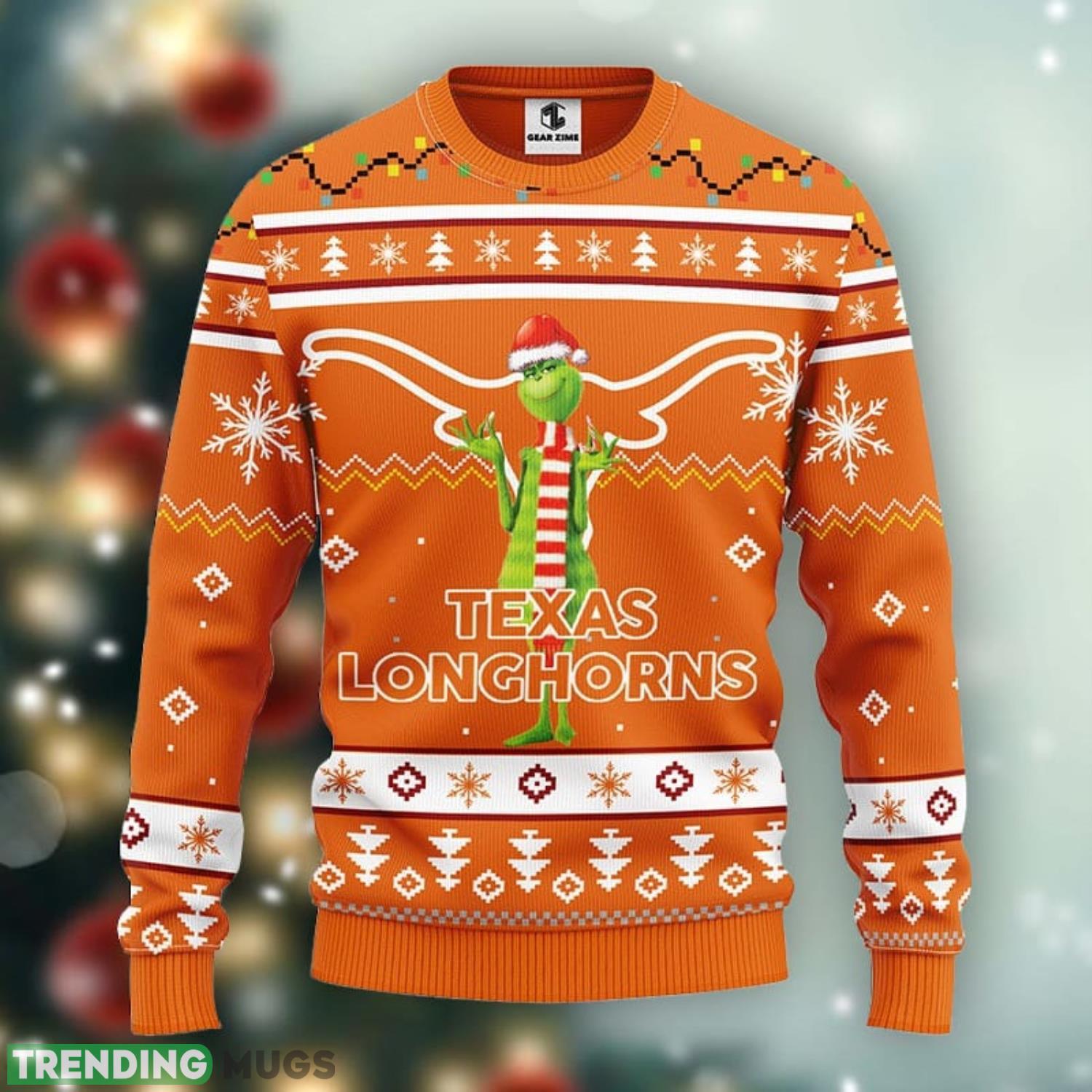Texas Longhorns Funny Grinch Christmas Ugly Sweater Christmas Gift Ideas For Fans Product Photo 1 Texas Longhorns Funny Grinch Christmas Ugly Sweater Christmas Gift Ideas For Fans Product Photo 1