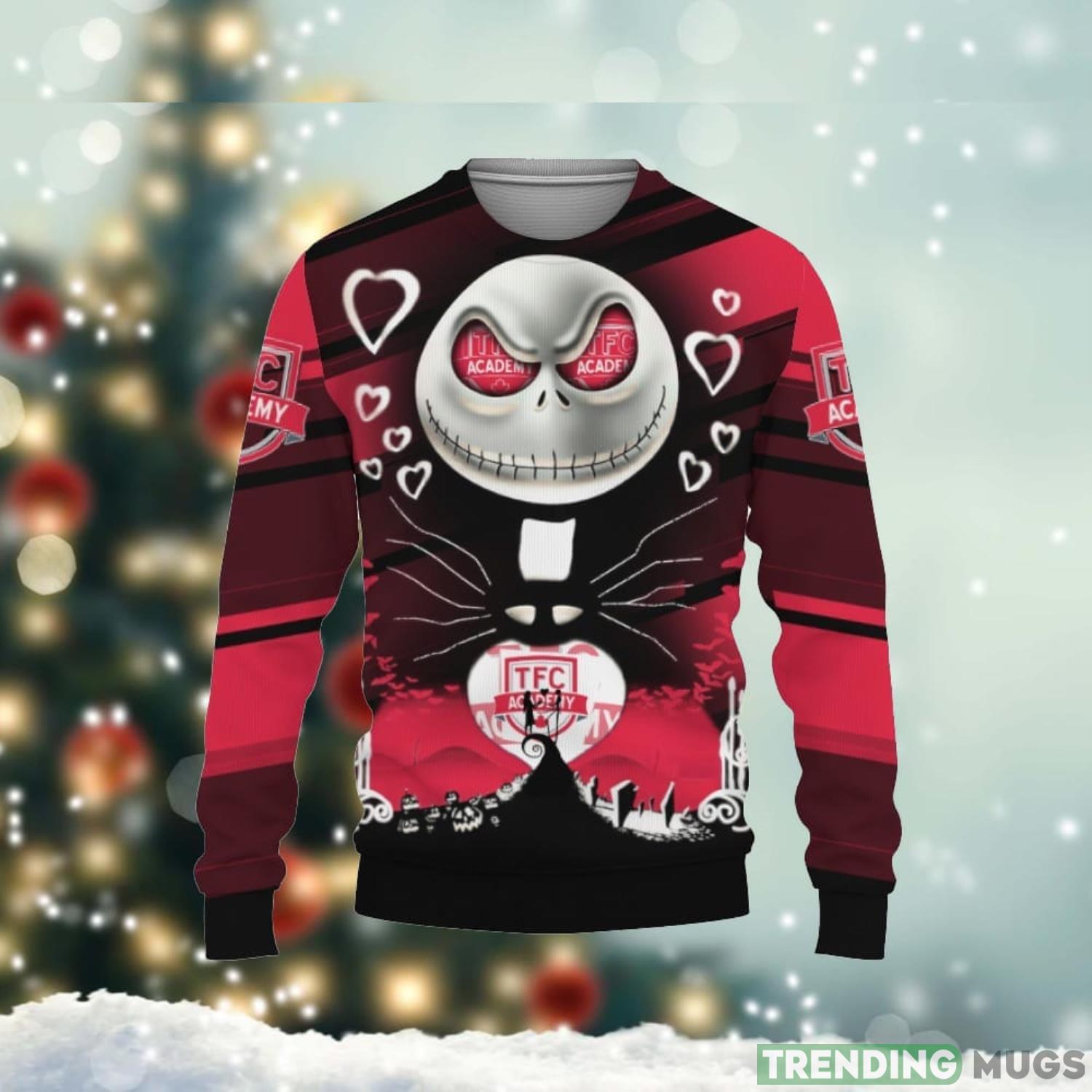 TFC Academy Jack Skellington 2023 3D Sweater Unisex Christmas Gift Product Photo 1 TFC Academy Jack Skellington 2023 3D Sweater Unisex Christmas Gift Product Photo 1