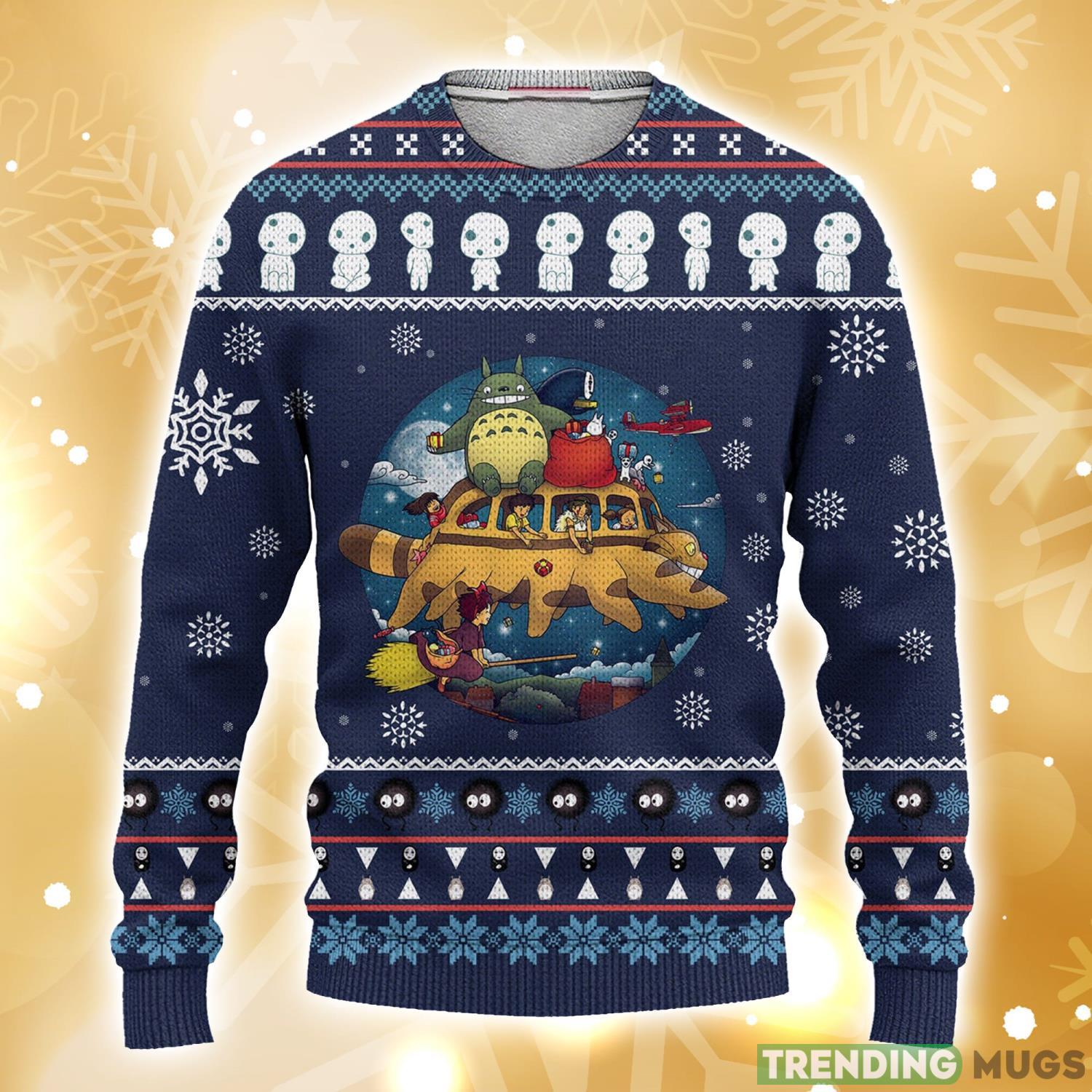 Totoro Custom Cosplay Ugly Christmas Sweater 3D All Over Printed Christmas Sweater Product Photo 1 Totoro Custom Cosplay Ugly Christmas Sweater 3D All Over Printed Christmas Sweater Product Photo 1