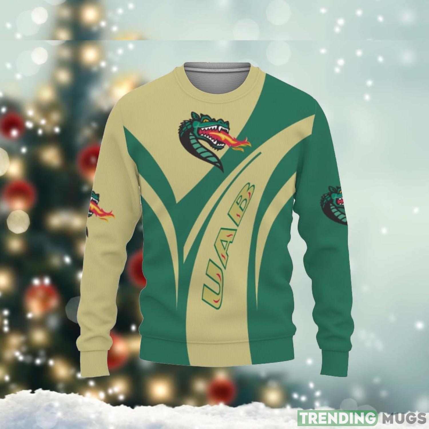 UAB Blazers Merican Football Champion Day Gift For Fan 3D Sweater Cute Gift Unisex Christmas Gift Product Photo 1 UAB Blazers Merican Football Champion Day Gift For Fan 3D Sweater Cute Gift Unisex Christmas Gift Product Photo 1
