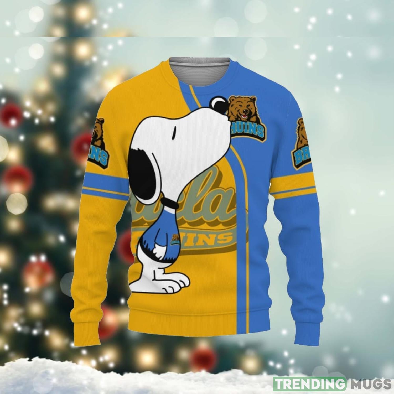 UCLA Bruins Snoopy Kiss 3D Sweater Christmas Gift Ideas Cute Gift Unisex Christmas Gift Product Photo 1 UCLA Bruins Snoopy Kiss 3D Sweater Christmas Gift Ideas Cute Gift Unisex Christmas Gift Product Photo 1