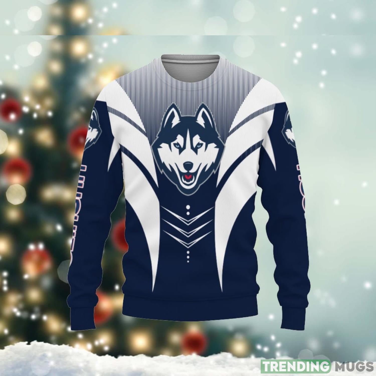 UConn Huskies Football American Best Gift 3D Sweater Christmas Gift Ideas Cute Gift Product Photo 1 UConn Huskies Football American Best Gift 3D Sweater Christmas Gift Ideas Cute Gift Product Photo 1