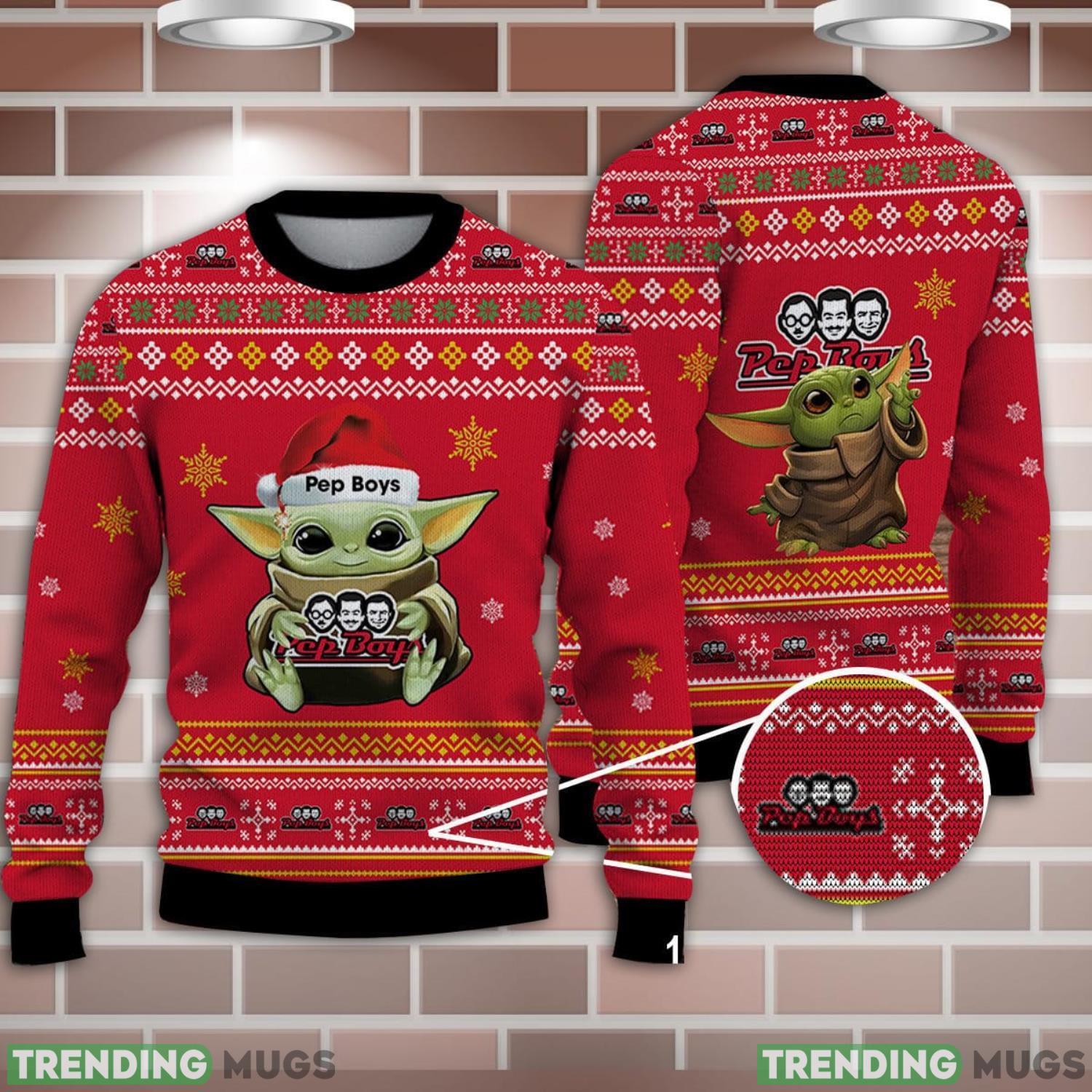 Ugly Sweater Christmas Gift Ideas pep boys Baby Yoda Hug Logo Ugly Christmas Sweater Christmas Gift Ideas Product Photo 1 Ugly Sweater Christmas Gift Ideas pep boys Baby Yoda Hug Logo Ugly Christmas Sweater Christmas Gift Ideas Product Photo 1