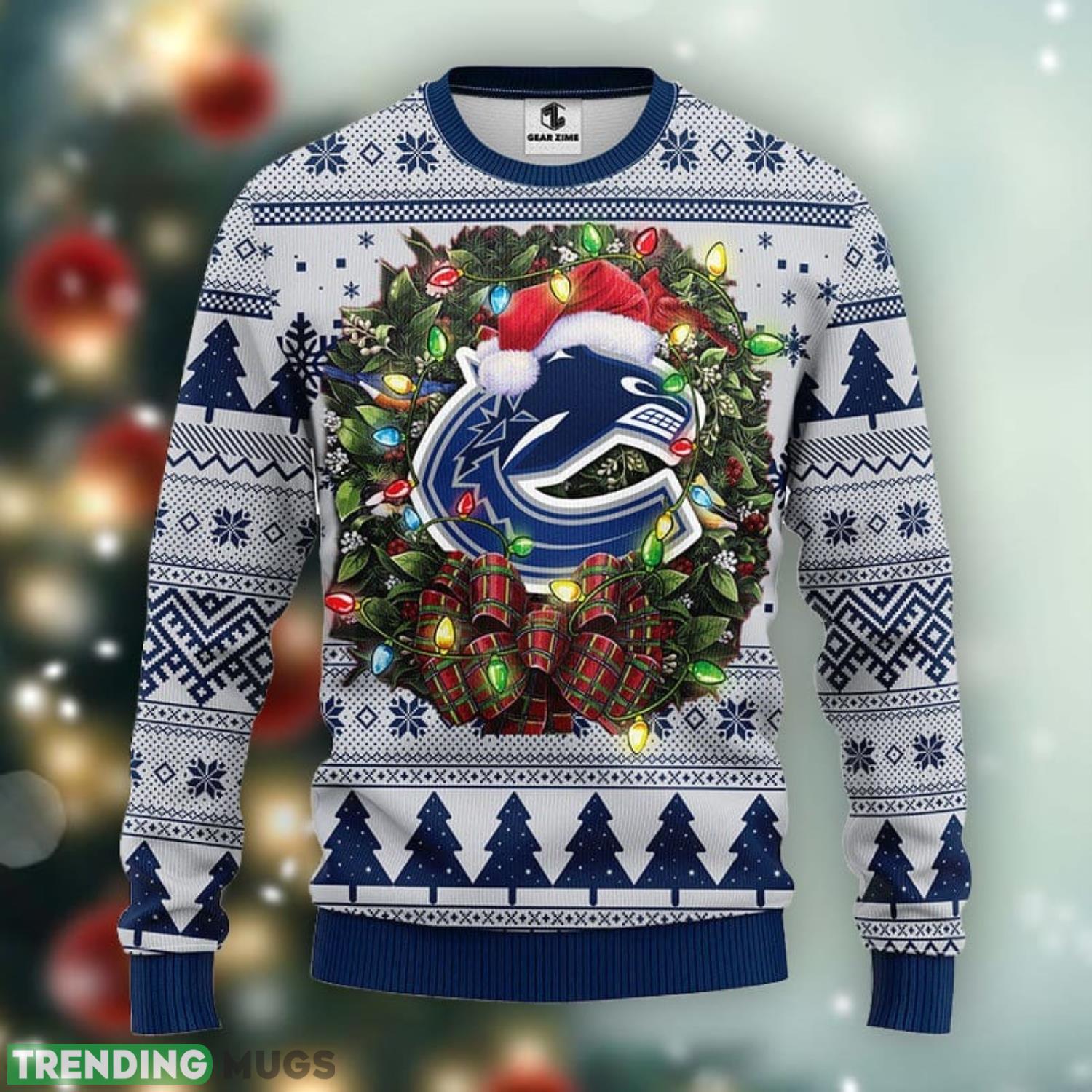 Vancouver Canucks Xmas Ugly Christmas Sweater Best Christmas Gift Ideas Product Photo 1 Vancouver Canucks Xmas Ugly Christmas Sweater Best Christmas Gift Ideas Product Photo 1