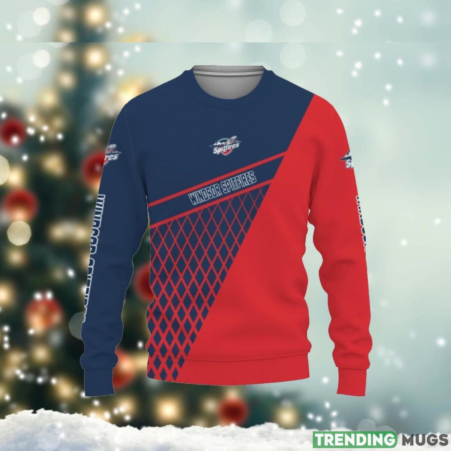 Windsor Spitfires American Sports Team Victory Champion Gift For Fan 3D Sweater Christmas Gift Ideas Unisex Christmas Gift Product Photo 1 Windsor Spitfires American Sports Team Victory Champion Gift For Fan 3D Sweater Christmas Gift Ideas Unisex Christmas Gift Product Photo 1
