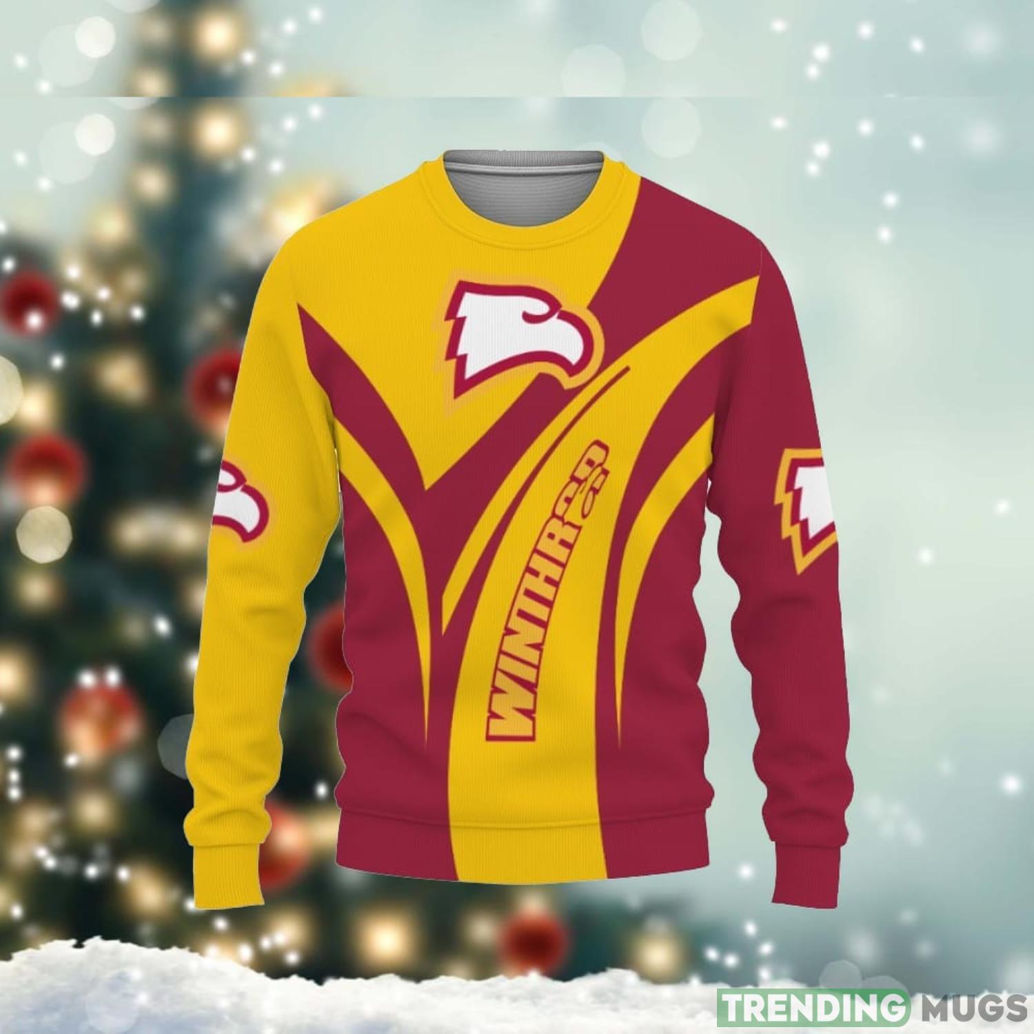 Winthrop Eagles American Football Champion Day Gift For Fan 3D Sweater Cute Gift Unisex Christmas Gift Product Photo 1 Winthrop Eagles American Football Champion Day Gift For Fan 3D Sweater Cute Gift Unisex Christmas Gift Product Photo 1