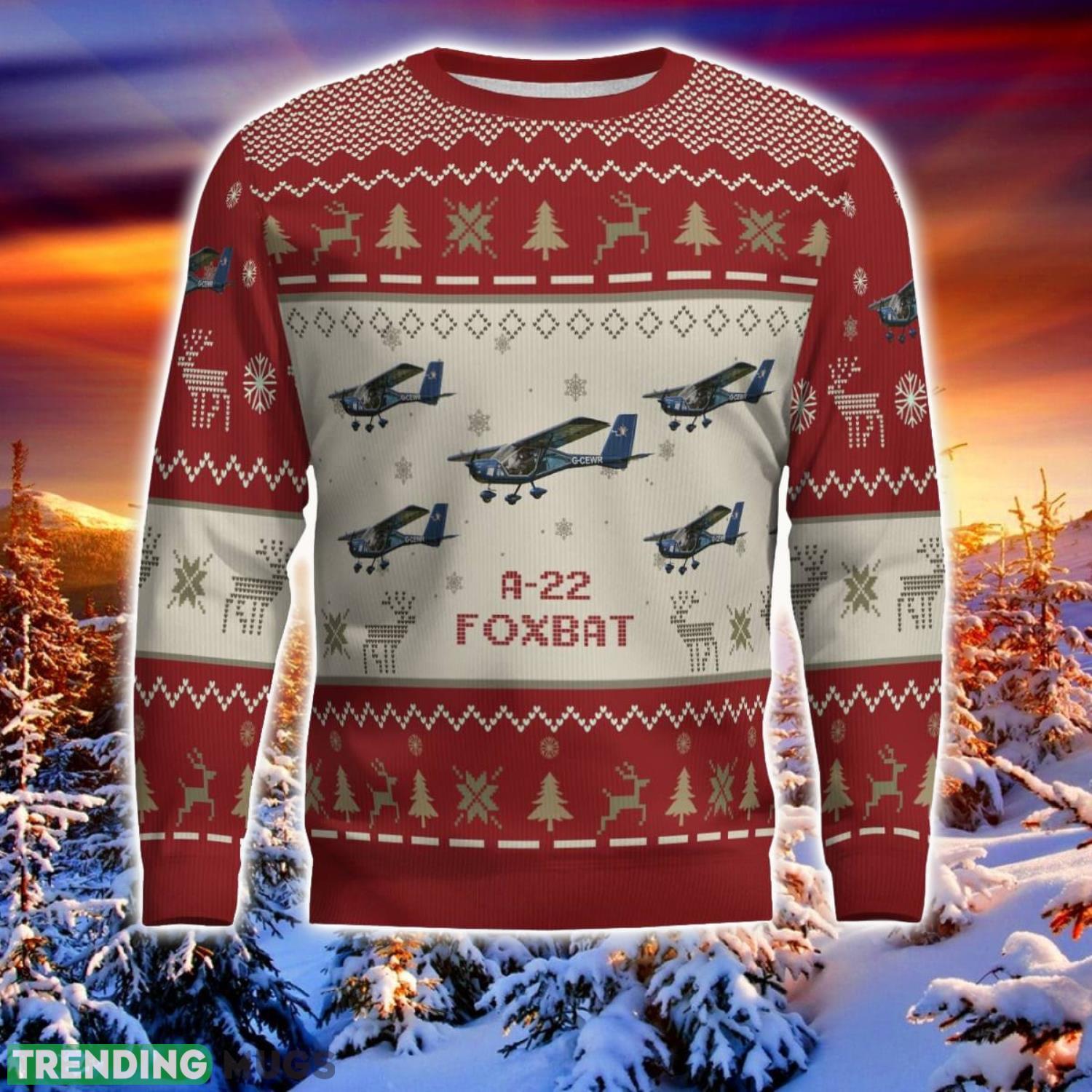 A 22 Foxbat A22 Aircraft Red Ugly Chrisrmas Sweater Aircraft Lover Veteran 3D Sweater Winter Gift 3D Sweater A 22 Foxbat A22 Aircraft Red Ugly Chrisrmas Sweater Aircraft Lover Veteran 3D Sweater Winter Gift 3D Sweater