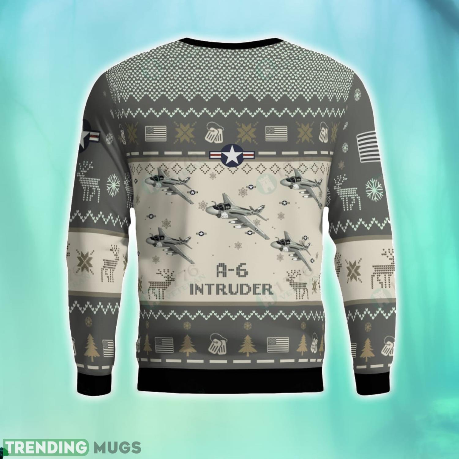A 6 Intruder A6 3D Aircraft Ugly Sweater Christmas Gift For Men And Women 3D Sweater A 6 Intruder A6 3D Aircraft Ugly Sweater Christmas Gift For Men And Women 3D Sweater