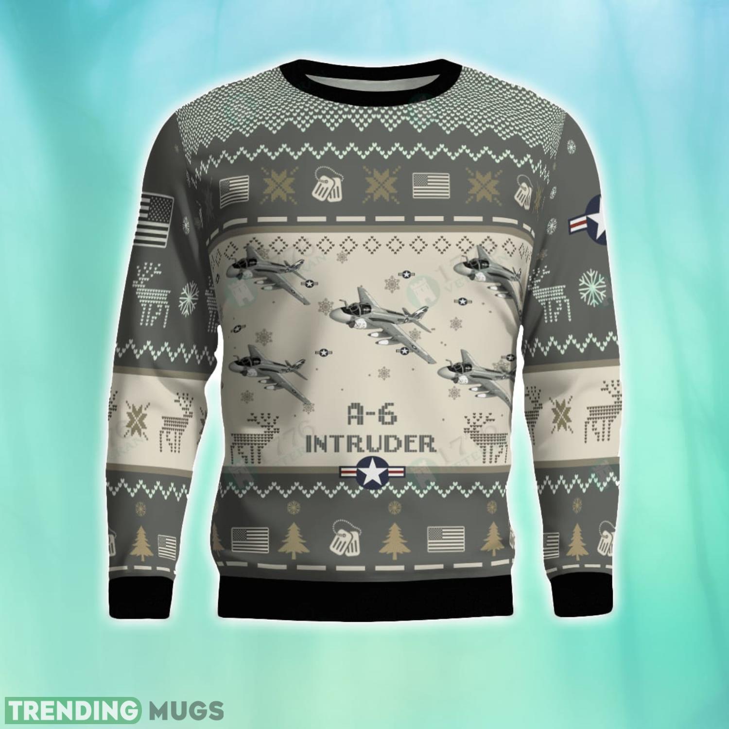 A-6 Intruder A6 3D Aircraft Ugly Sweater Christmas Gift For Men And Women Product Photo 1 A-6 Intruder A6 3D Aircraft Ugly Sweater Christmas Gift For Men And Women Product Photo 1