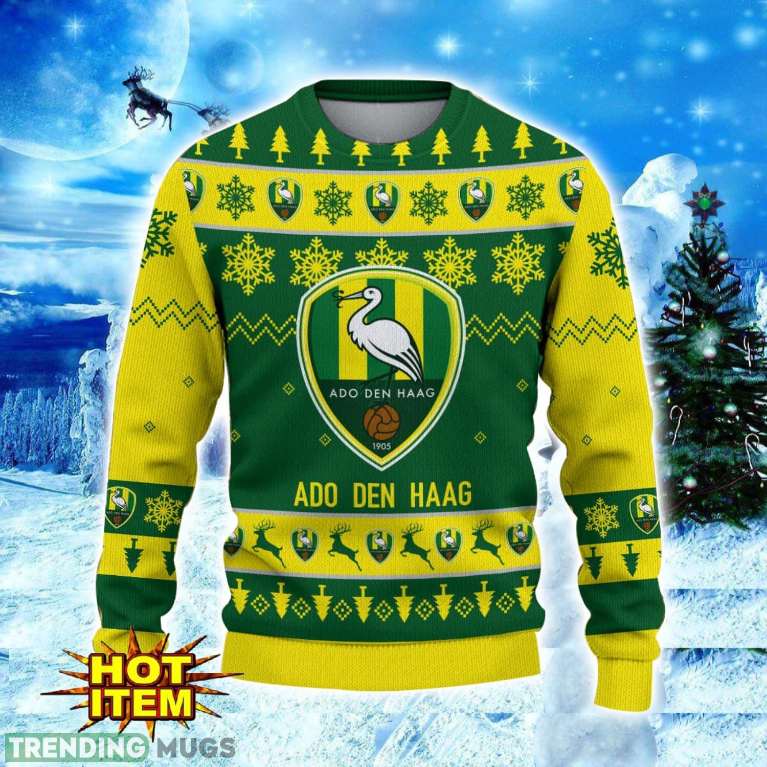 ADO Den Haag 3D Sweater Gift For Men And Women Snowflake Pattern Ugly Christmas Sweater 3D Sweater ADO Den Haag 3D Sweater Gift For Men And Women Snowflake Pattern Ugly Christmas Sweater 3D Sweater