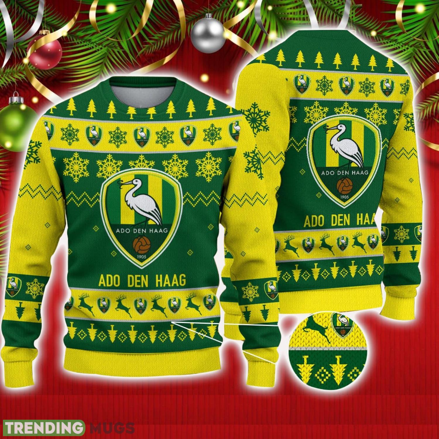 ADO Den Haag 3D Sweater Gift For Men And Women Snowflake Pattern Ugly Christmas Sweater Product Photo 1 ADO Den Haag 3D Sweater Gift For Men And Women Snowflake Pattern Ugly Christmas Sweater Product Photo 1