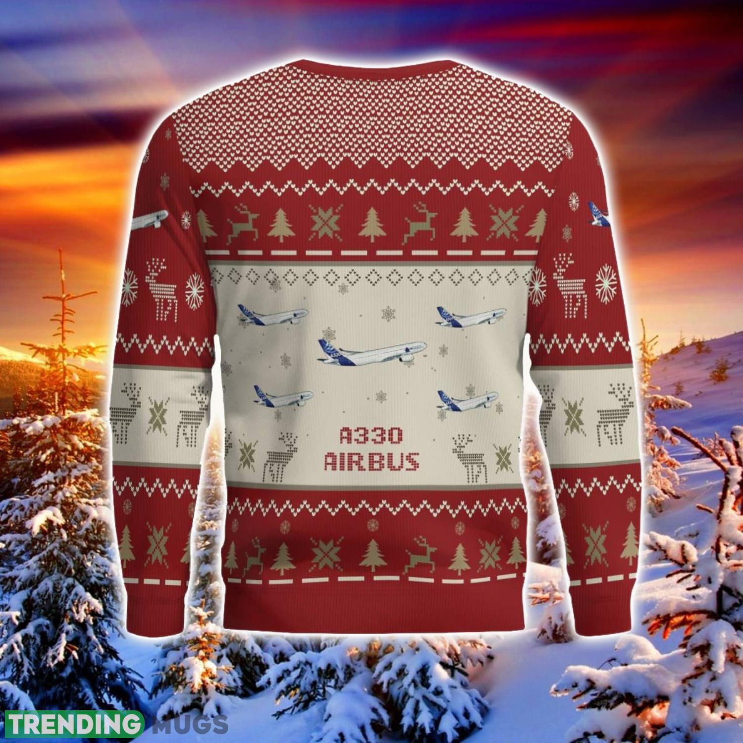 Airbus A330 Aircraft Red Ugly Chrisrmas Sweater Aircraft Lover Veteran 3D Sweater Winter Gift 3D Sweater Airbus A330 Aircraft Red Ugly Chrisrmas Sweater Aircraft Lover Veteran 3D Sweater Winter Gift 3D Sweater