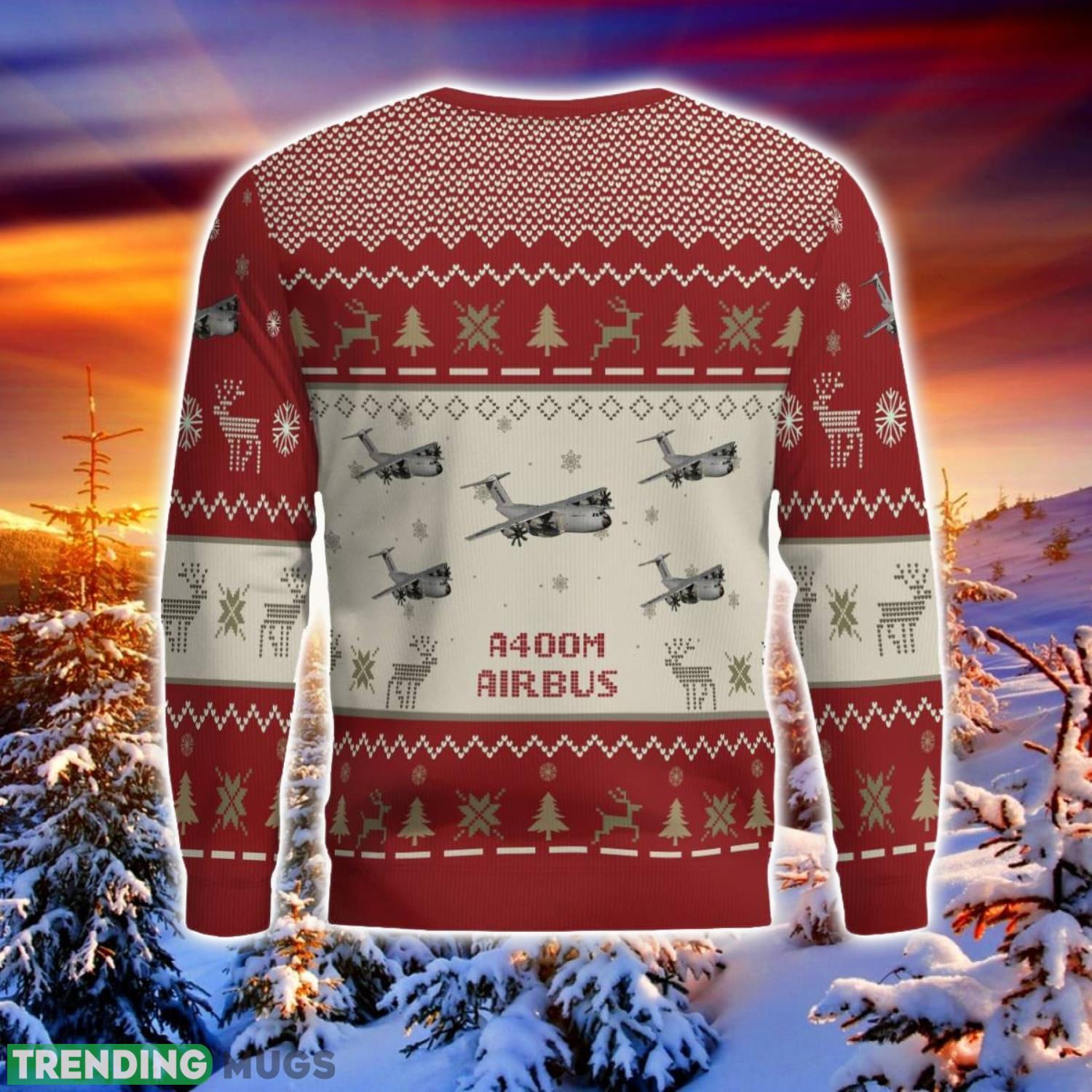 Airbus A400M Aircraft Red Ugly Chrisrmas Sweater Aircraft Lover Veteran 3D Sweater Winter Gift 3D Sweater Airbus A400M Aircraft Red Ugly Chrisrmas Sweater Aircraft Lover Veteran 3D Sweater Winter Gift 3D Sweater