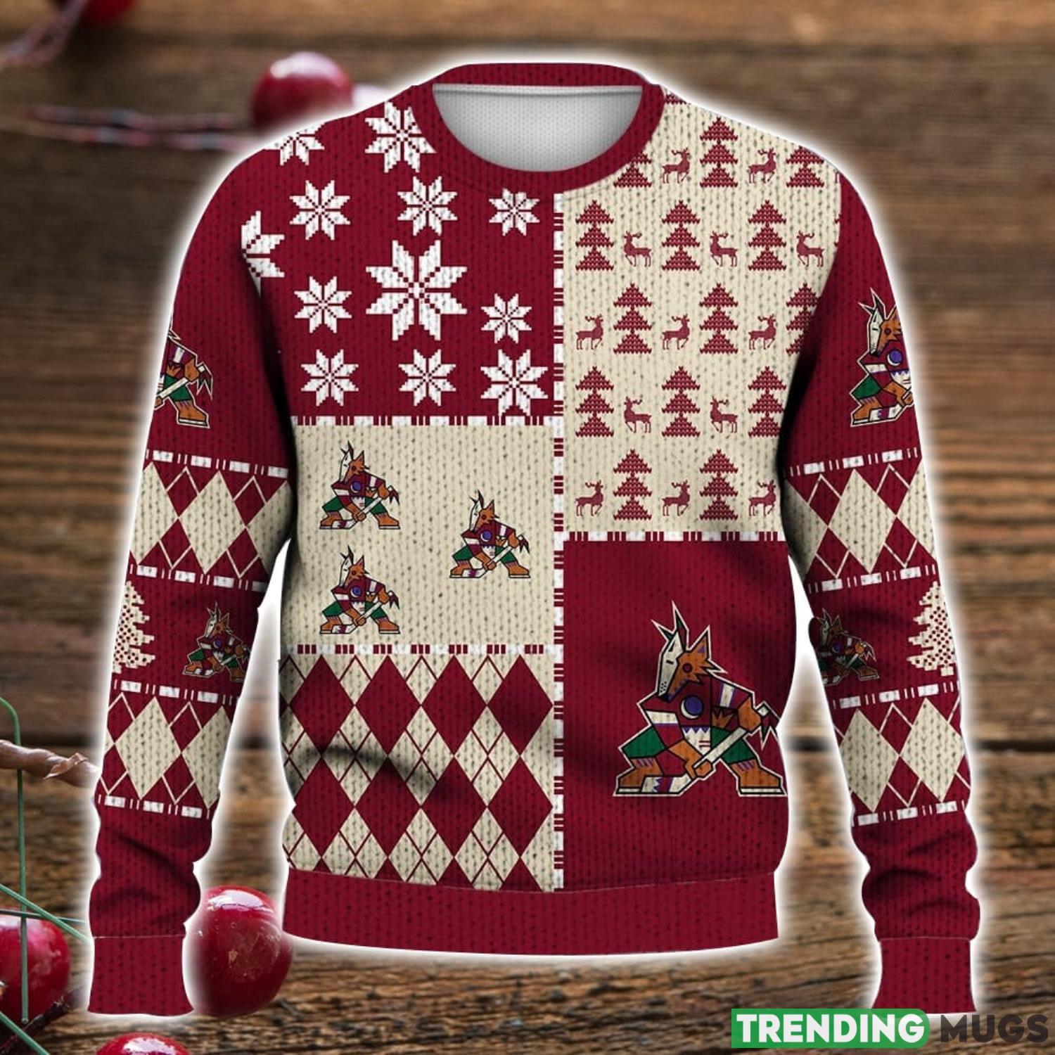 Arizona Coyotes Ice Hockey NHL Ugly Christmas Sweater Product Photo 1 Arizona Coyotes Ice Hockey NHL Ugly Christmas Sweater Product Photo 1